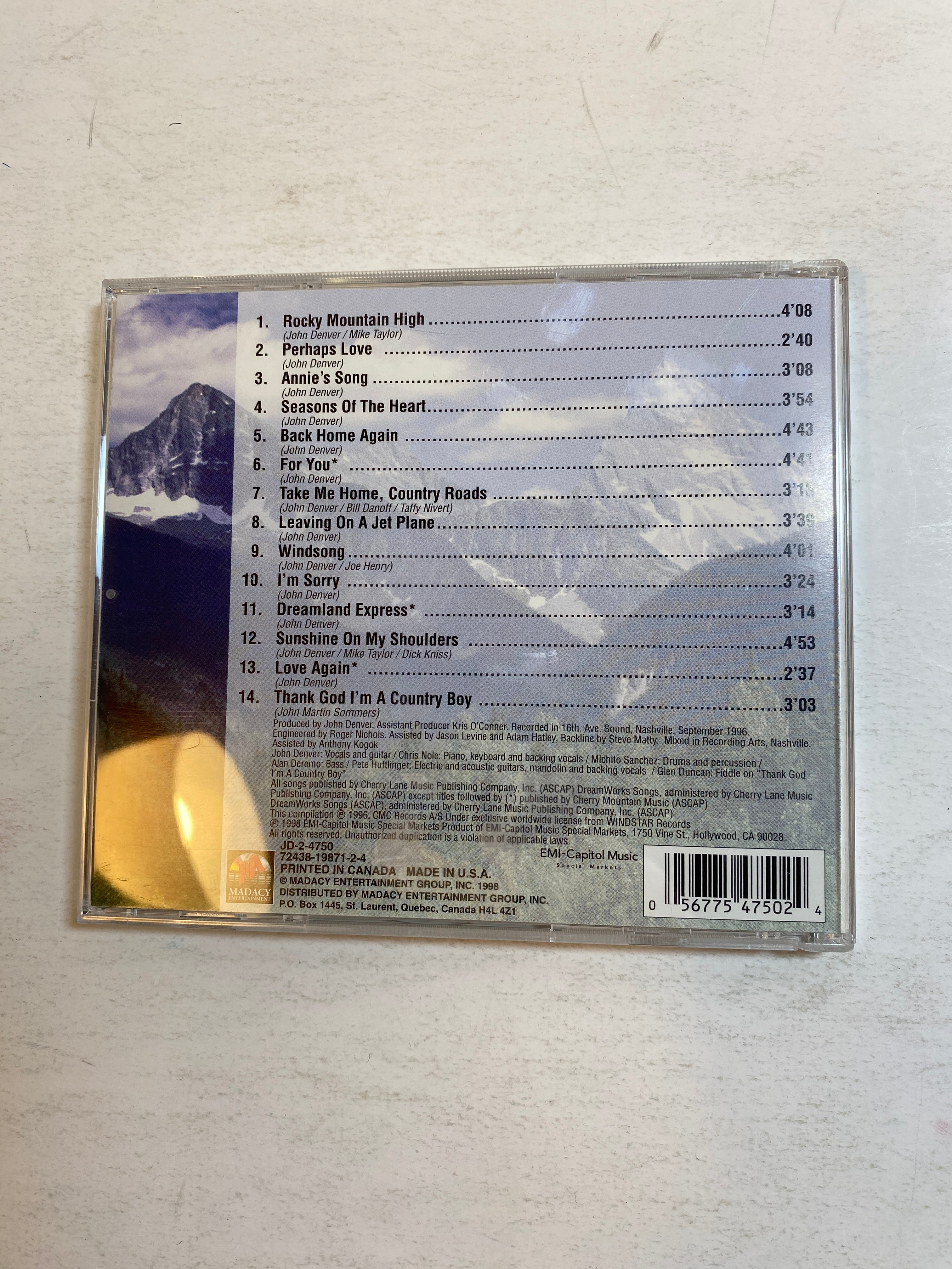 John Denver Best of CD 1998