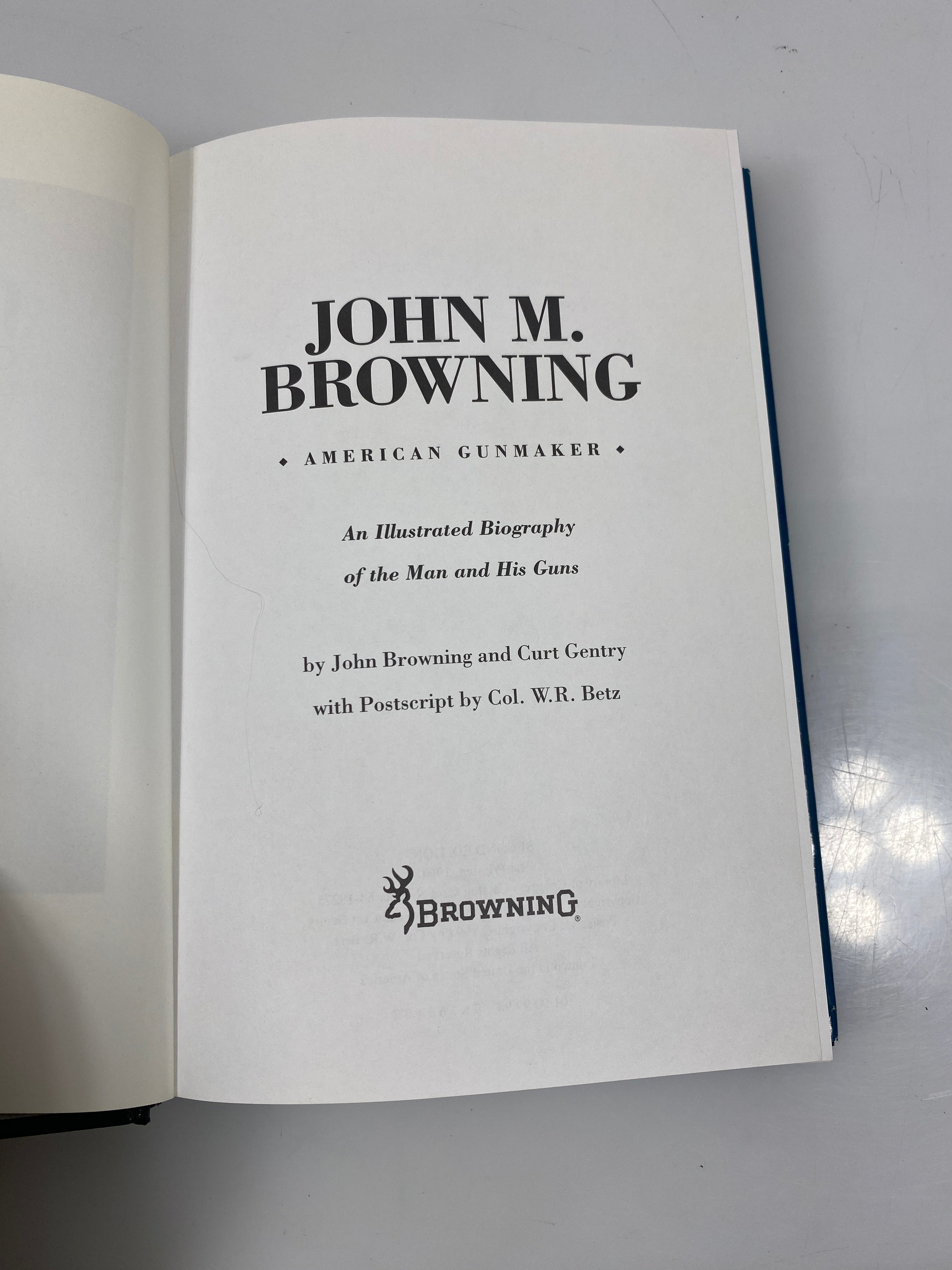 John M. Browning American Gunmaker by Browning/Gentry 1994 HCDJ