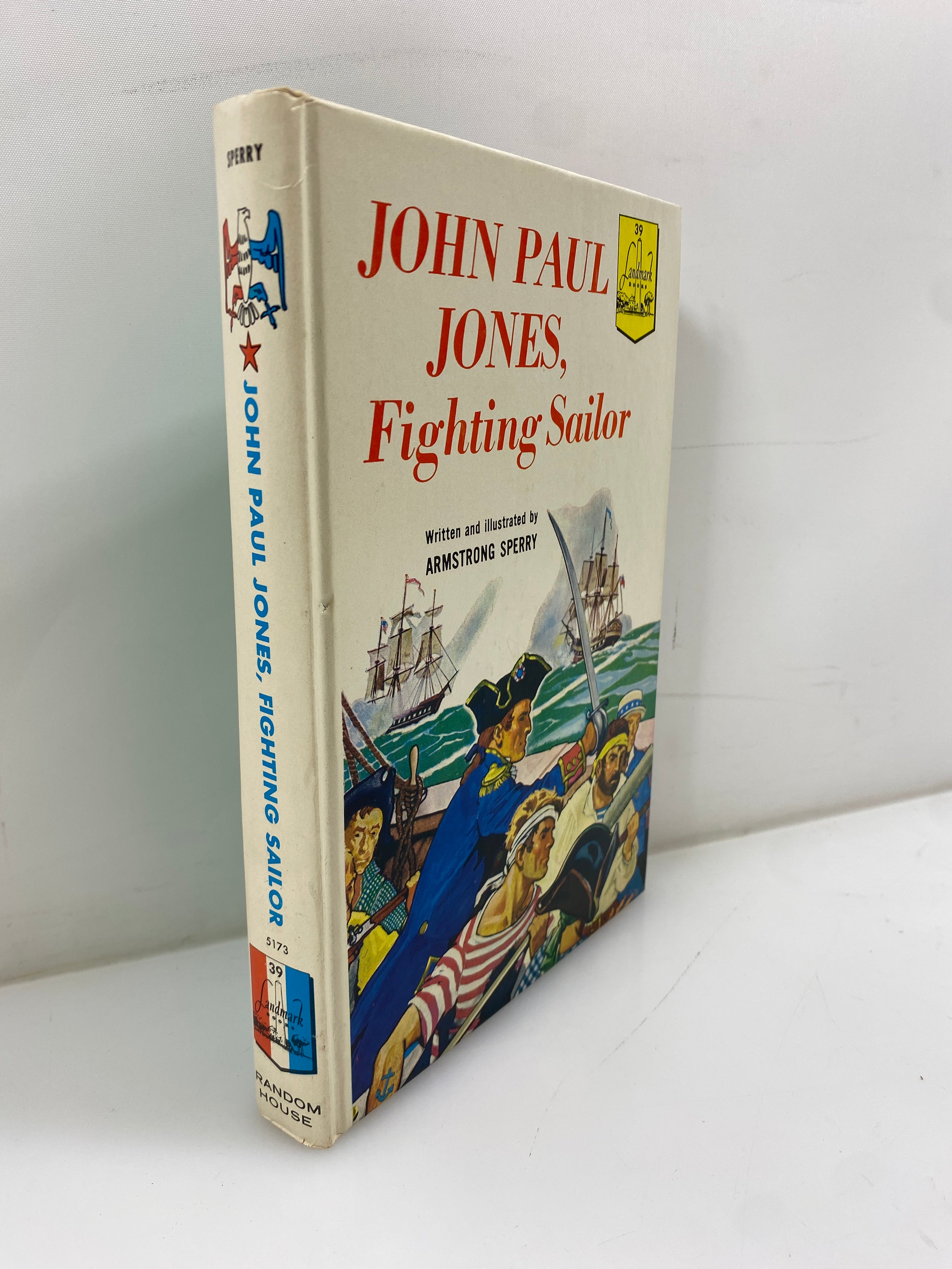 John Paul Jones, Fighting Sailor Armstrong Sperry Random House 1953 HC