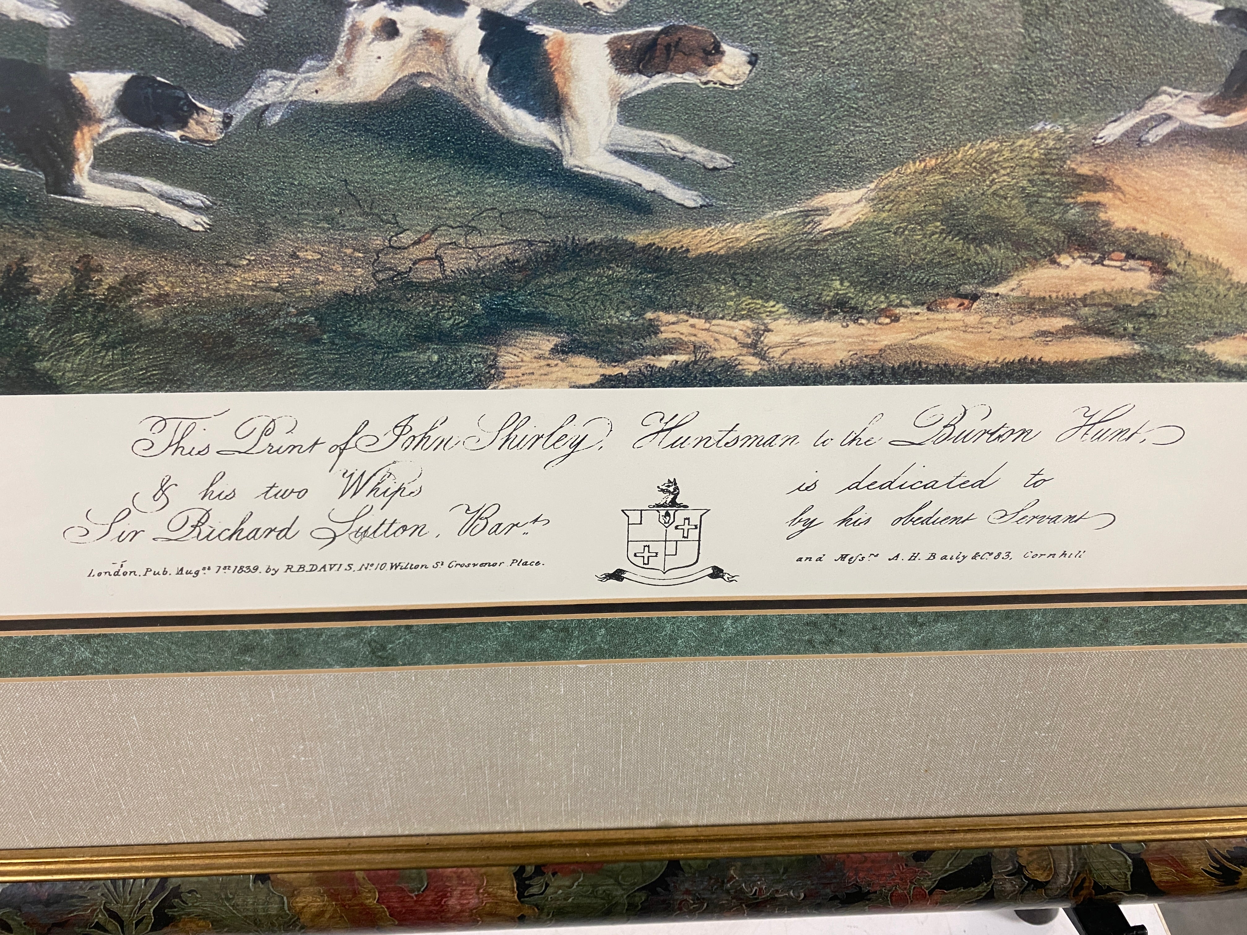 'John Shirley, Huntsman to the Burton Hunt' Framed Print Artwork