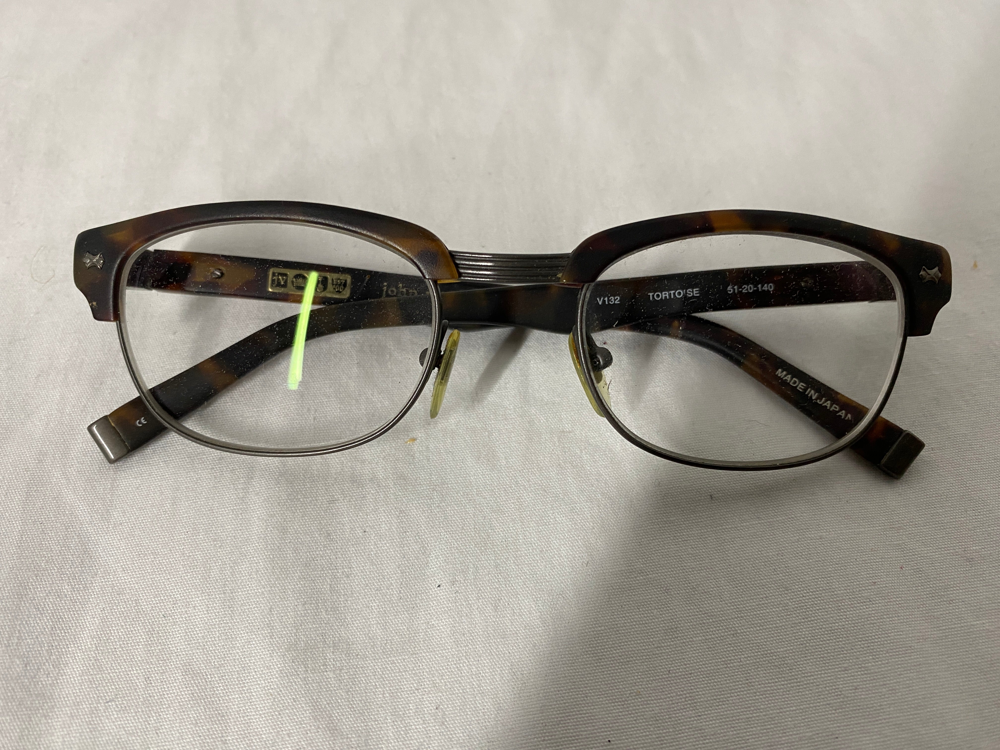 John Varvatos V132 Tortoise Eyeglasses