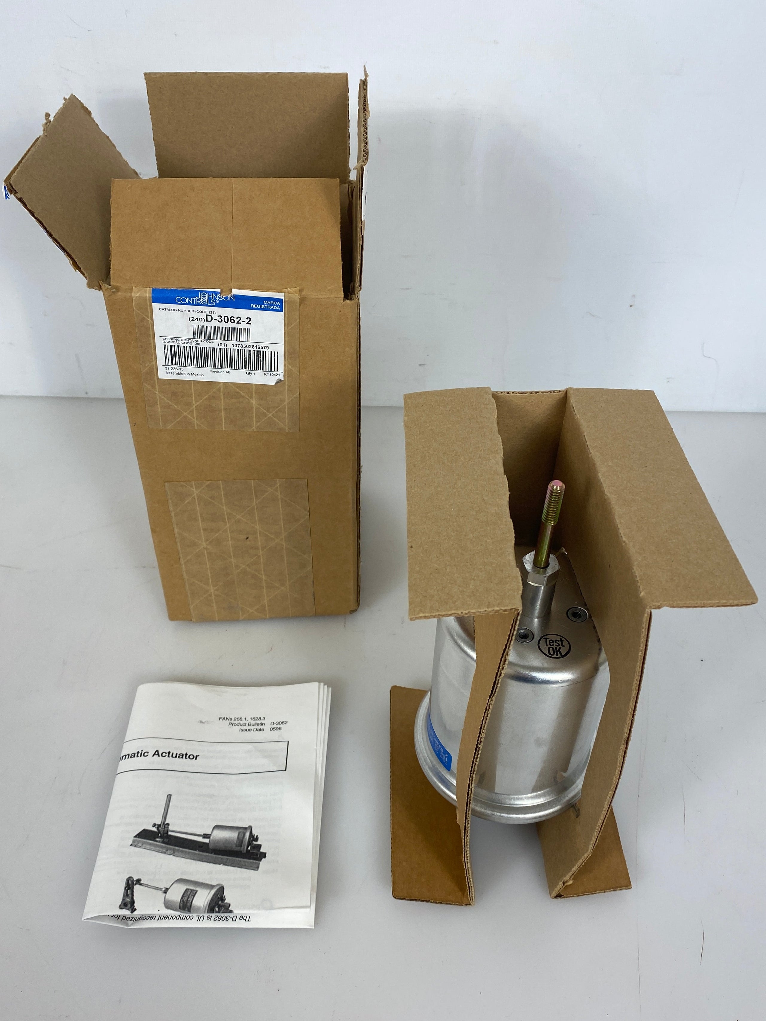 Johnson Controls #D-3062-2 Damper Actuator