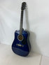 Johnson JG-610-BL Dreadnaught Acoustic Guitar Blue 6-String Full Size