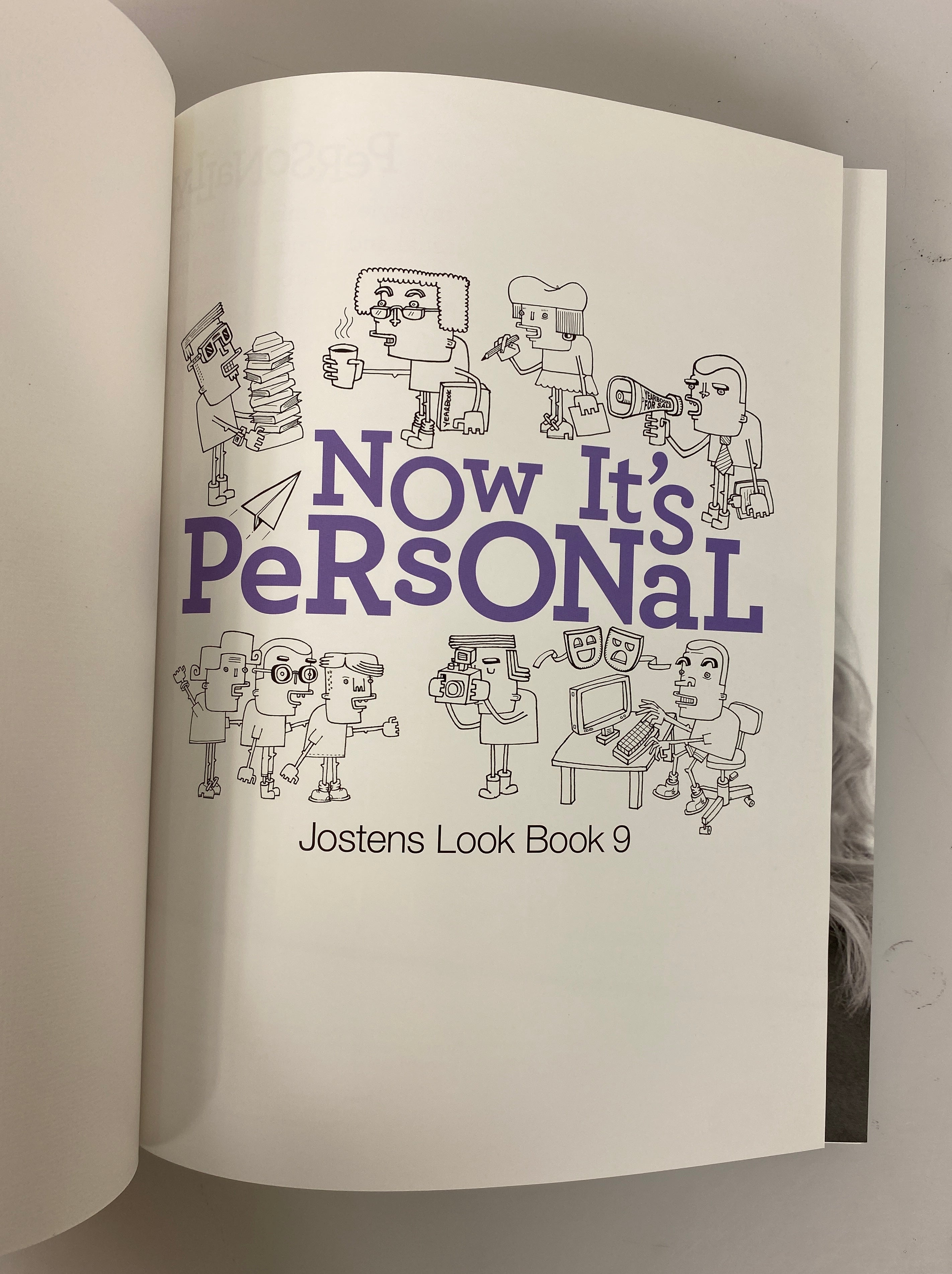 Jostens "Now It's Personal" Look Book 9 Yearbook Planner HC