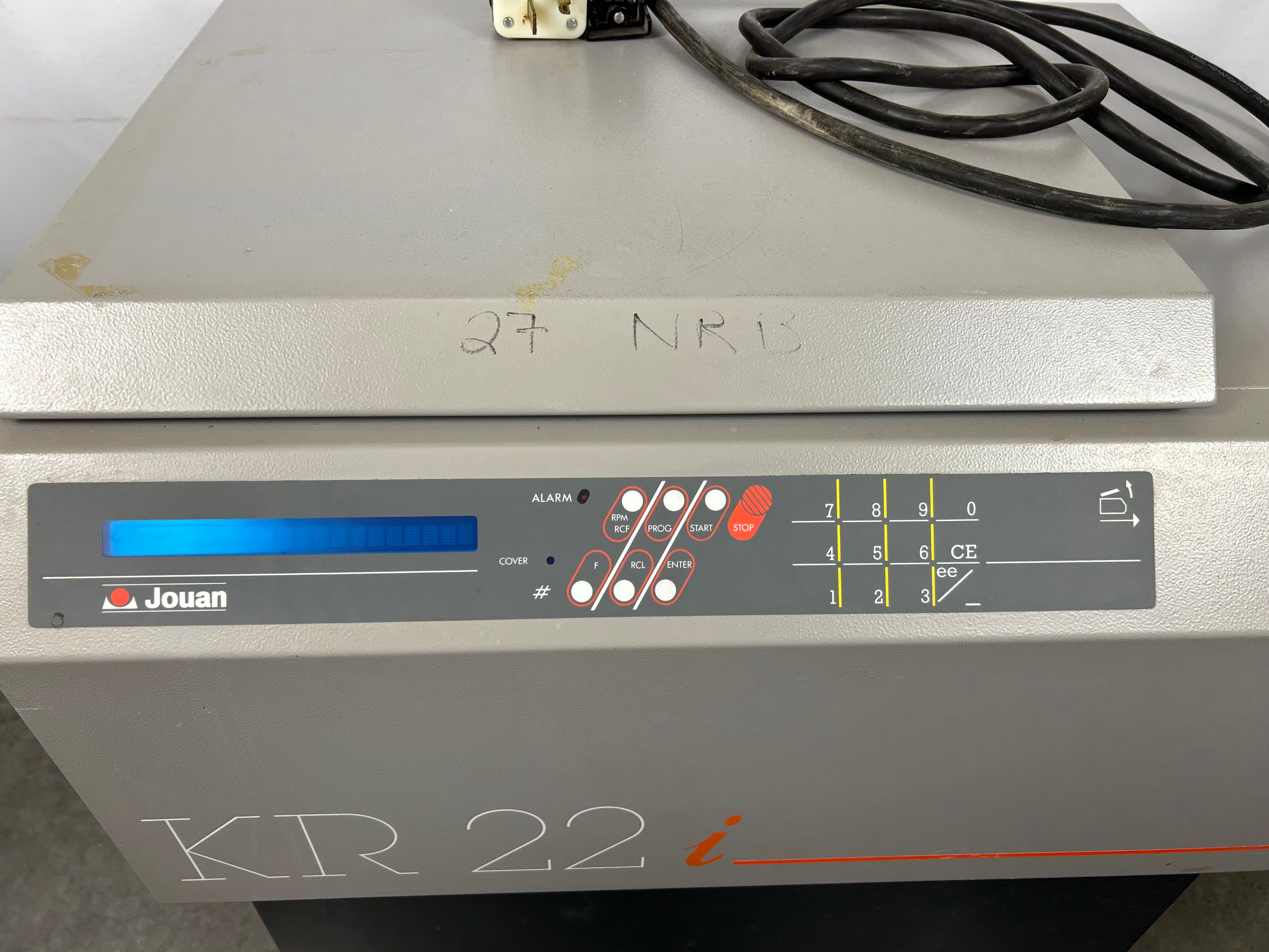 Jouan KR22i Refrigerated Centrifuge