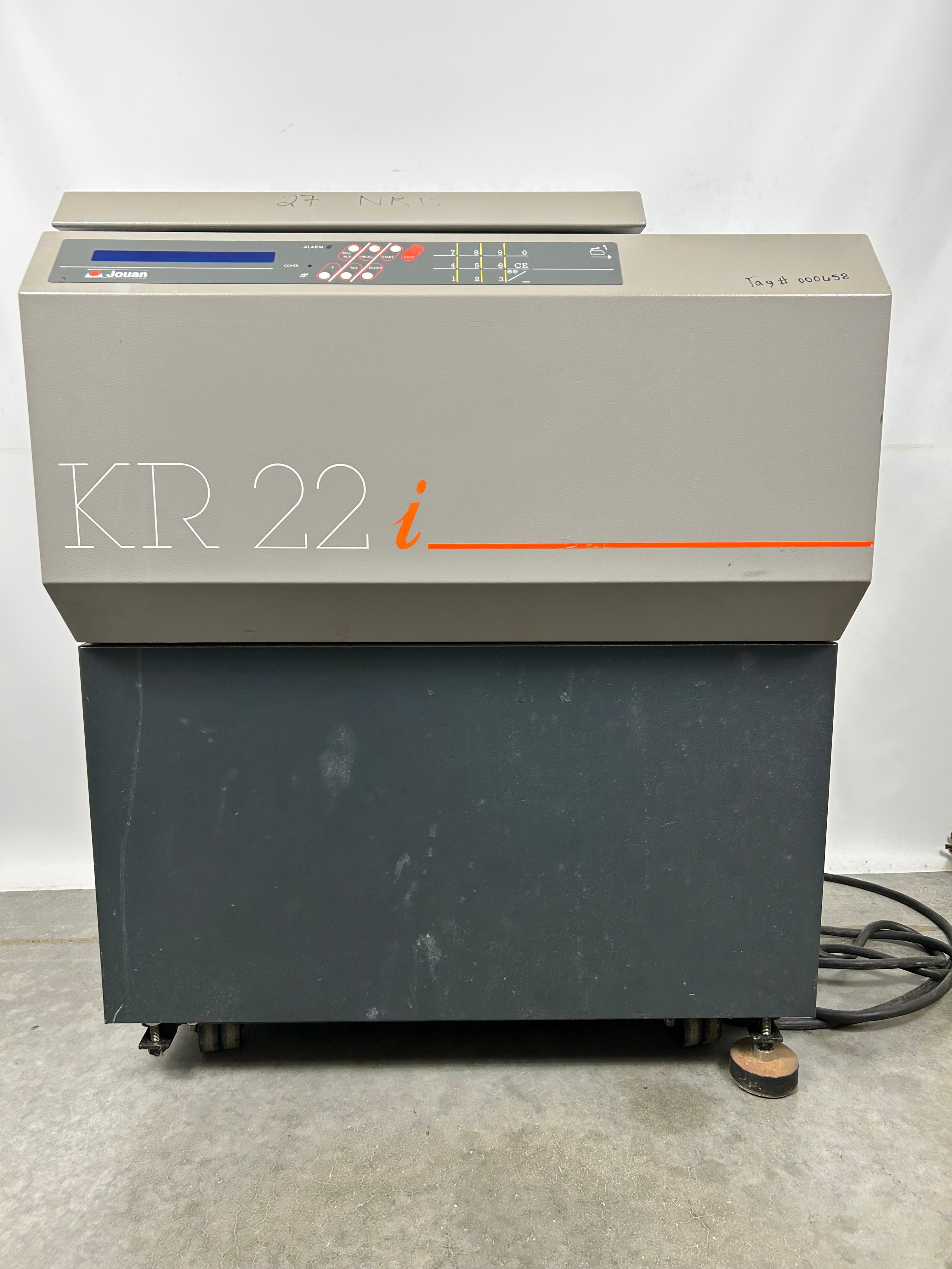 Jouan KR22i Refrigerated Centrifuge