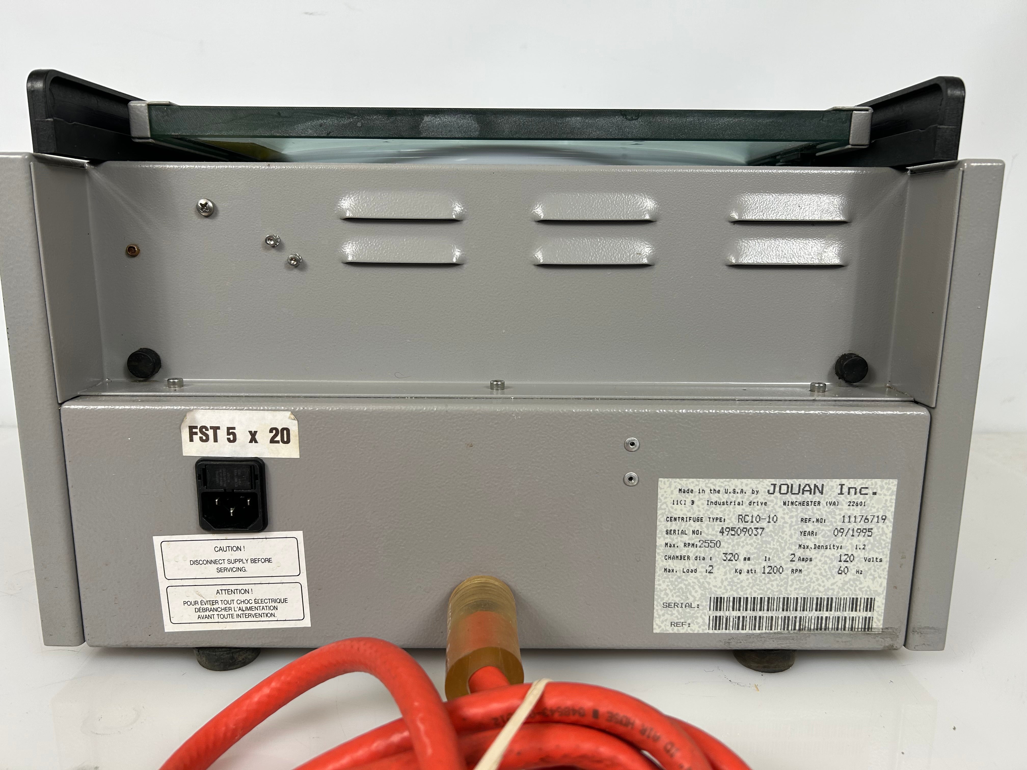 Jouan RC 1010 Heated Centrifuge