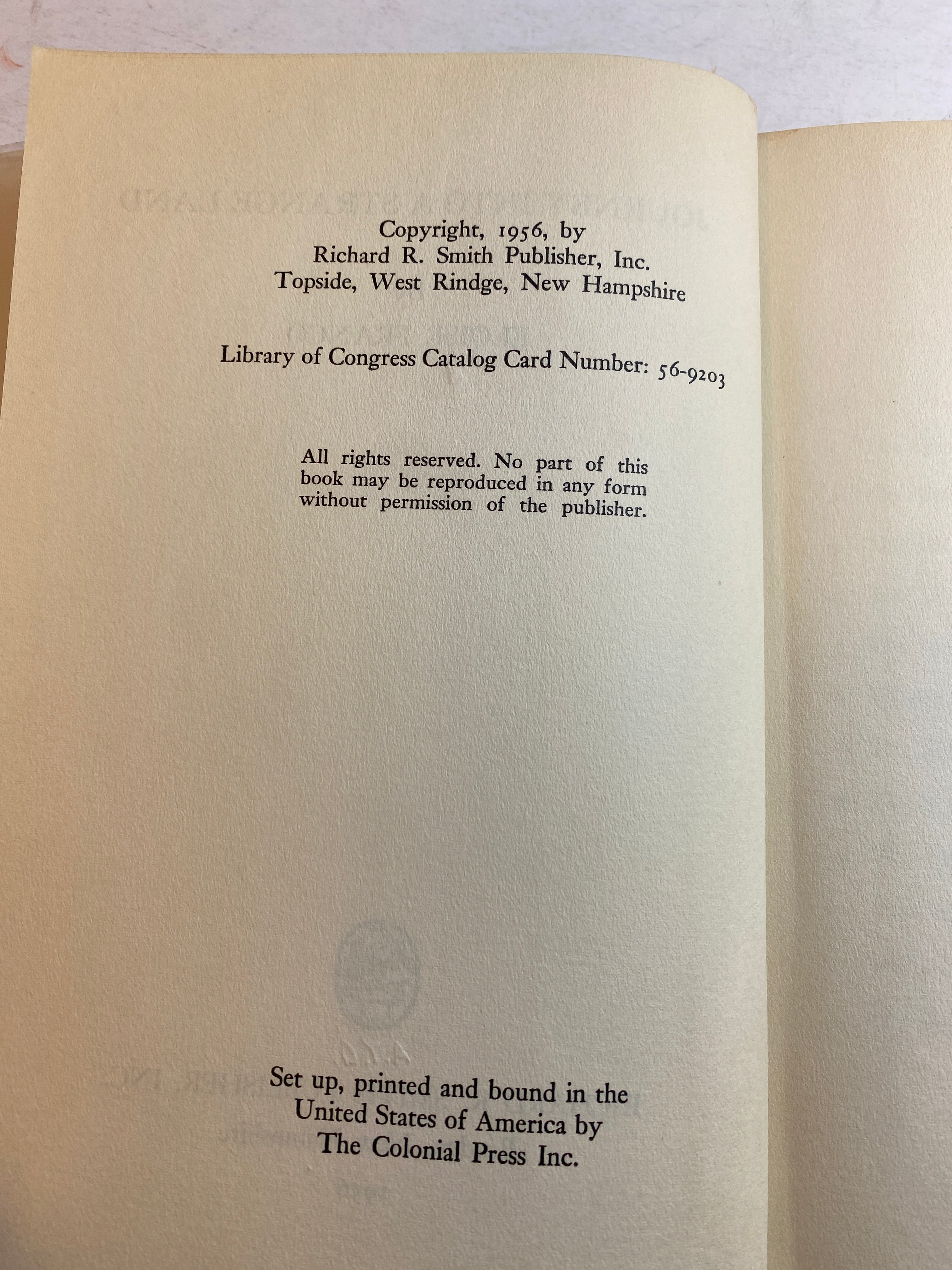 Journey Into  Strange Land HCDJ 1956 Eloise Franco *Signed*