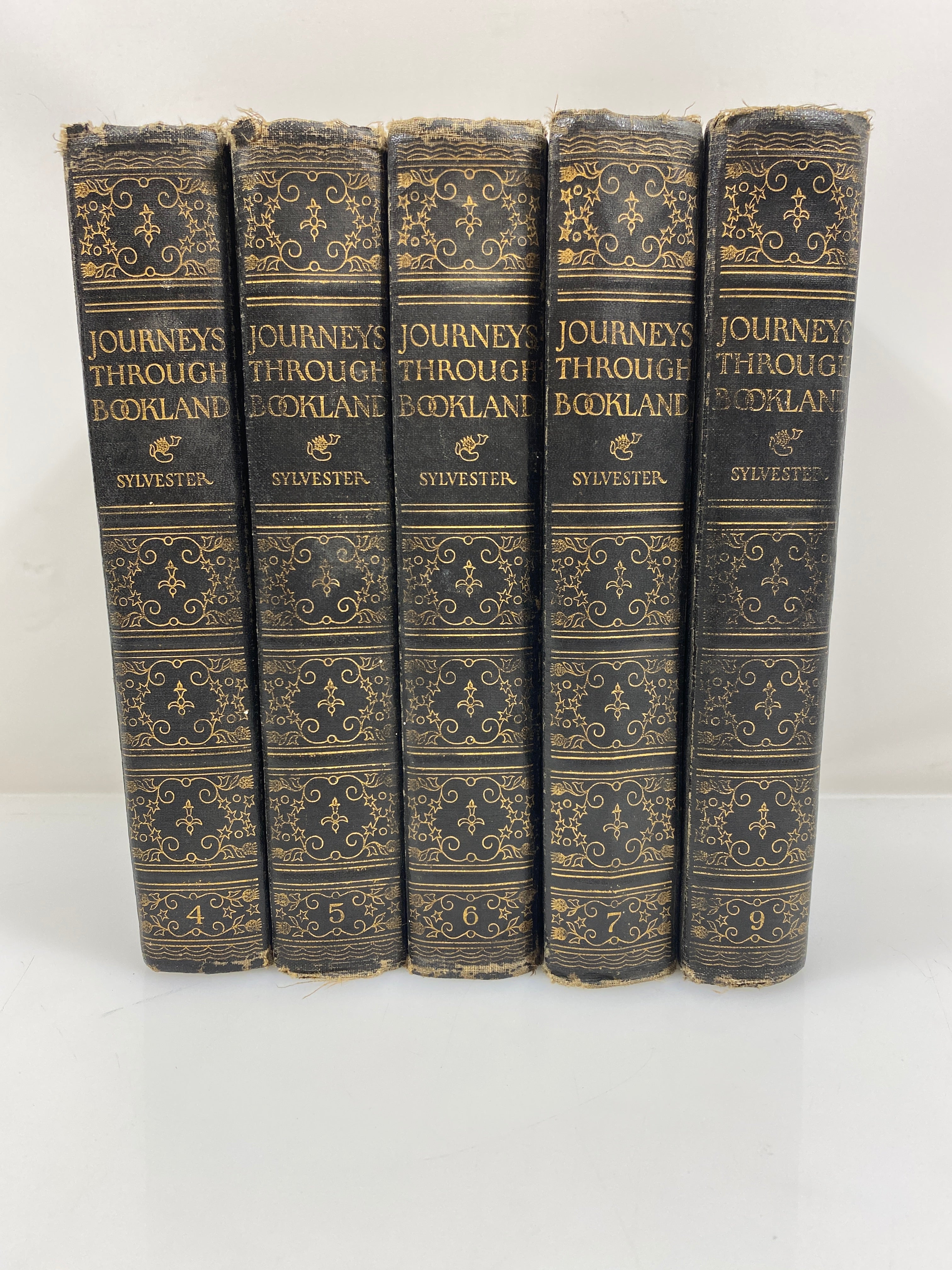 Journeys Through Bookland 4-7 & 9 Charles H Sylvester 1922 HC