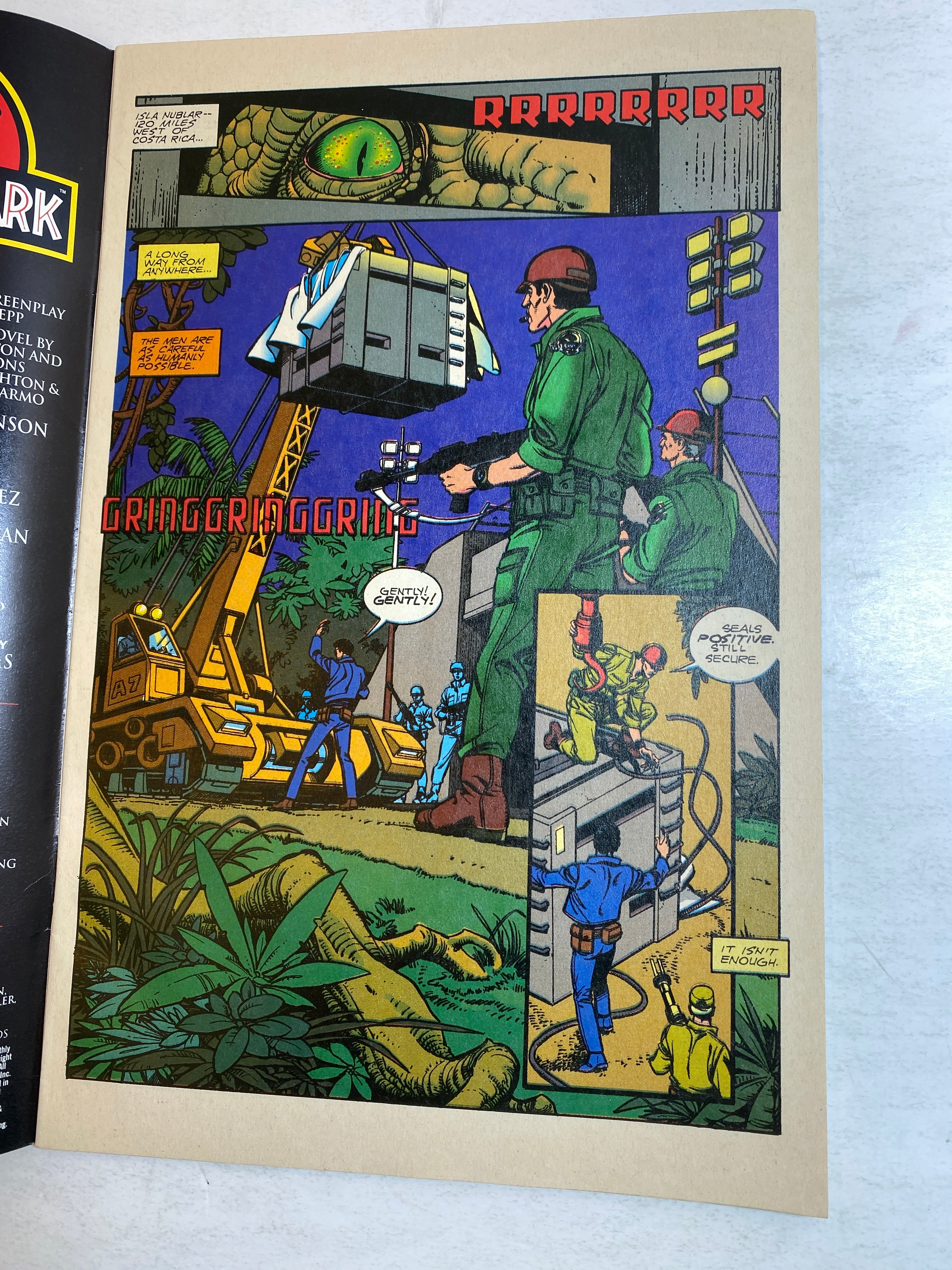 Jurassic Park #1 Topps Comic 1993