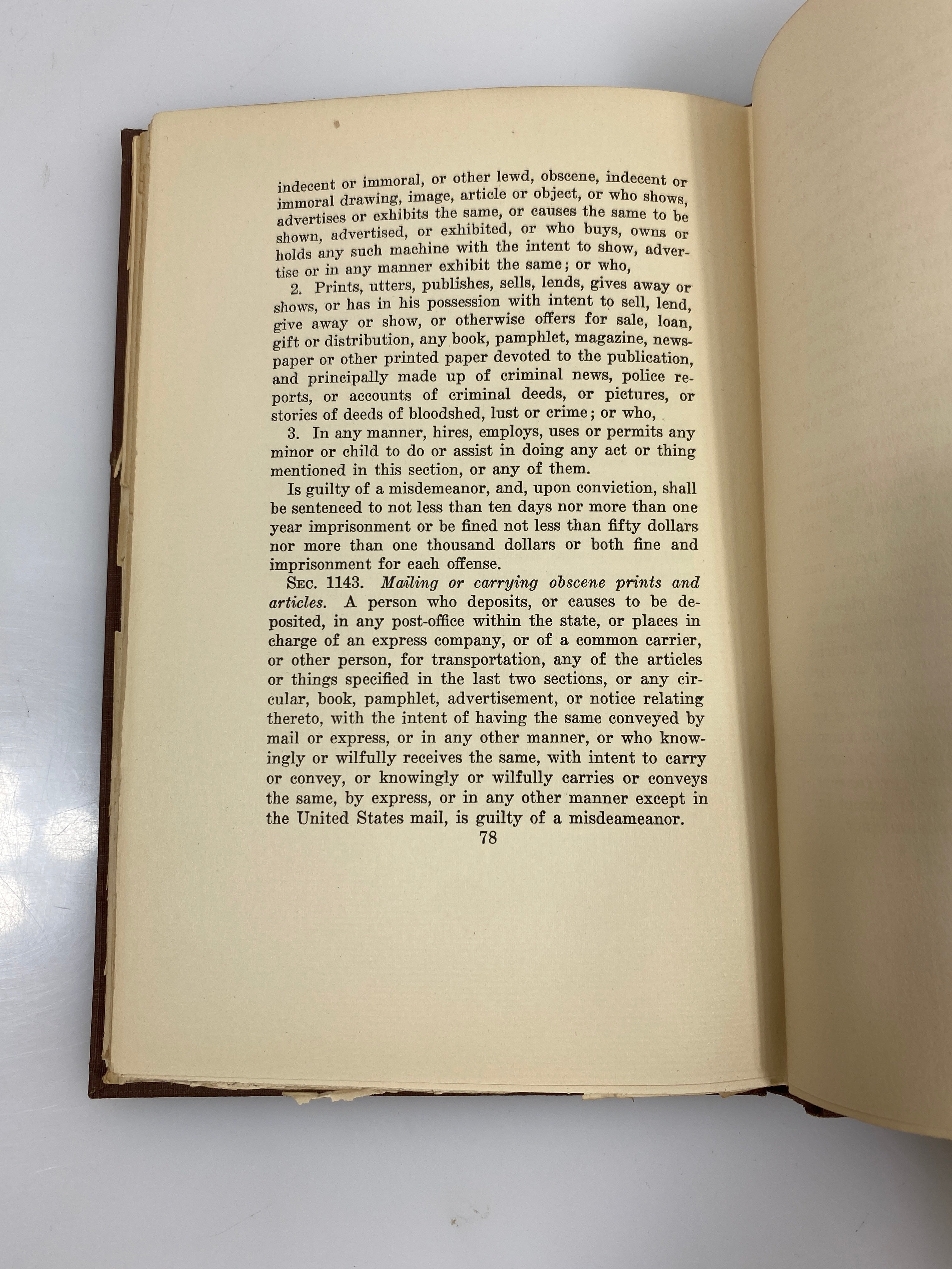 Jurgen and the Law Edited by Guy Holt Number 649 1923 HC