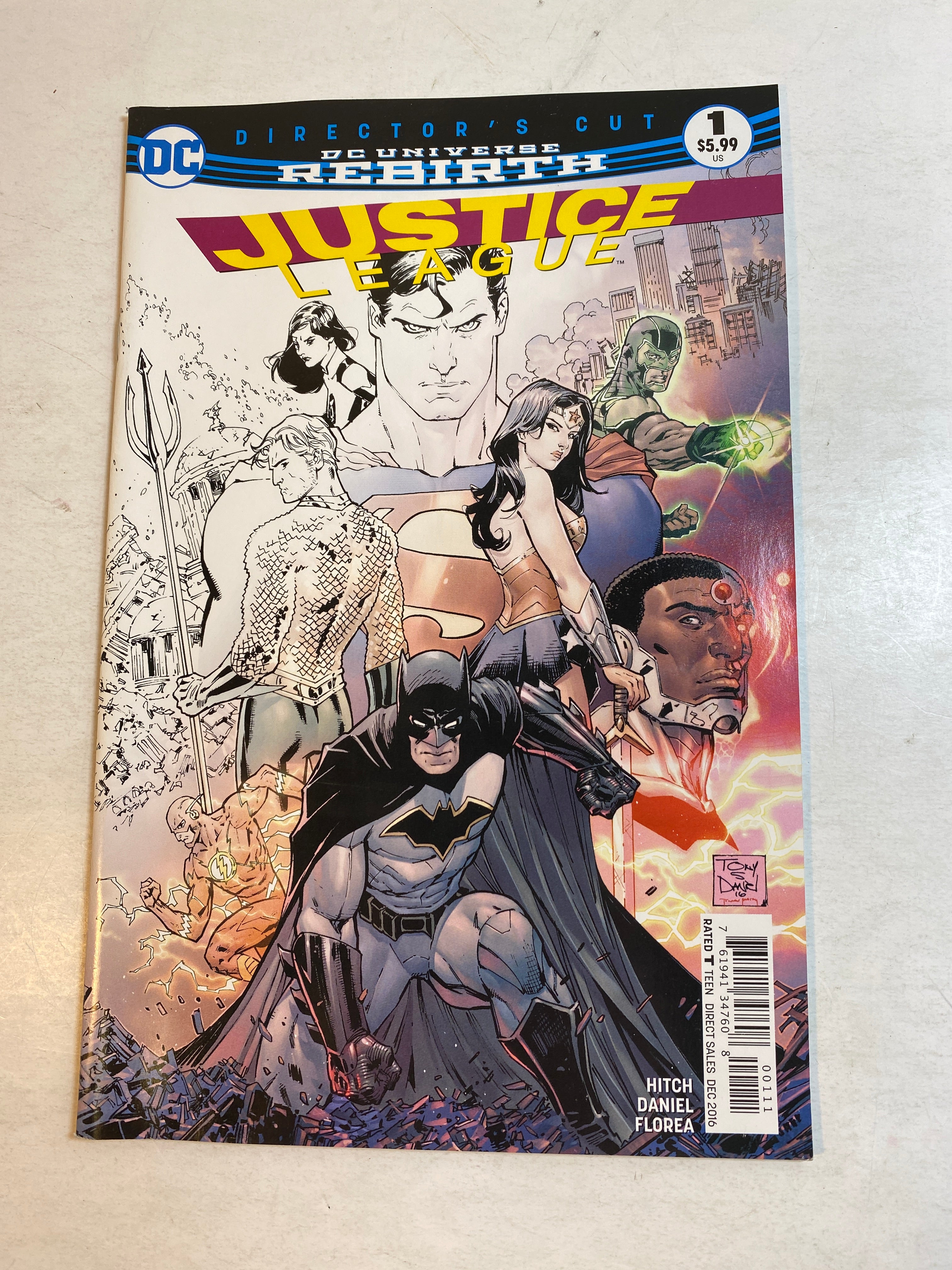 Justice League #1 2016 DC Rebirth Director's Cut