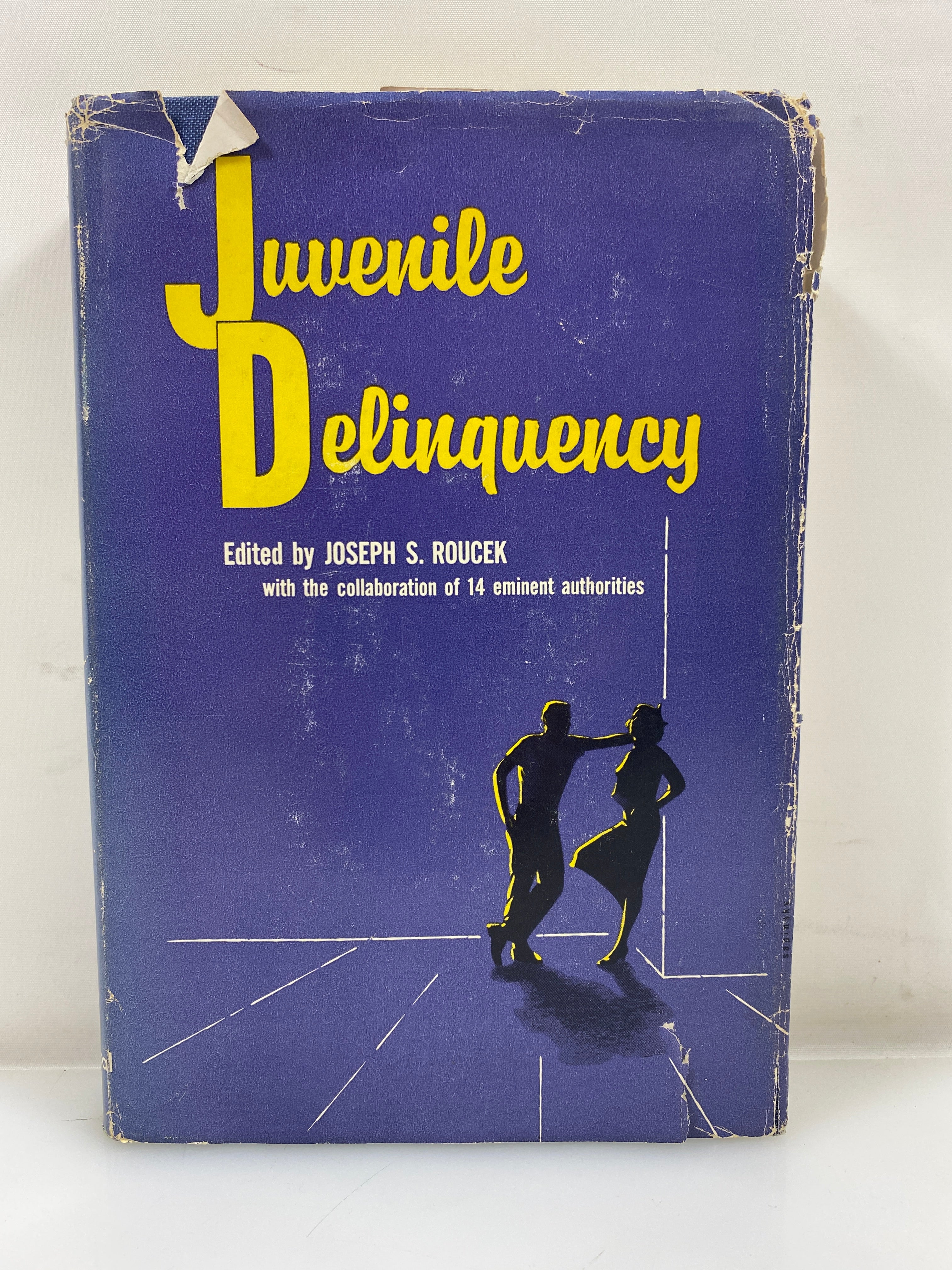 Juvenile Delinquency by Roucek Ex-library 1958 HCDJ