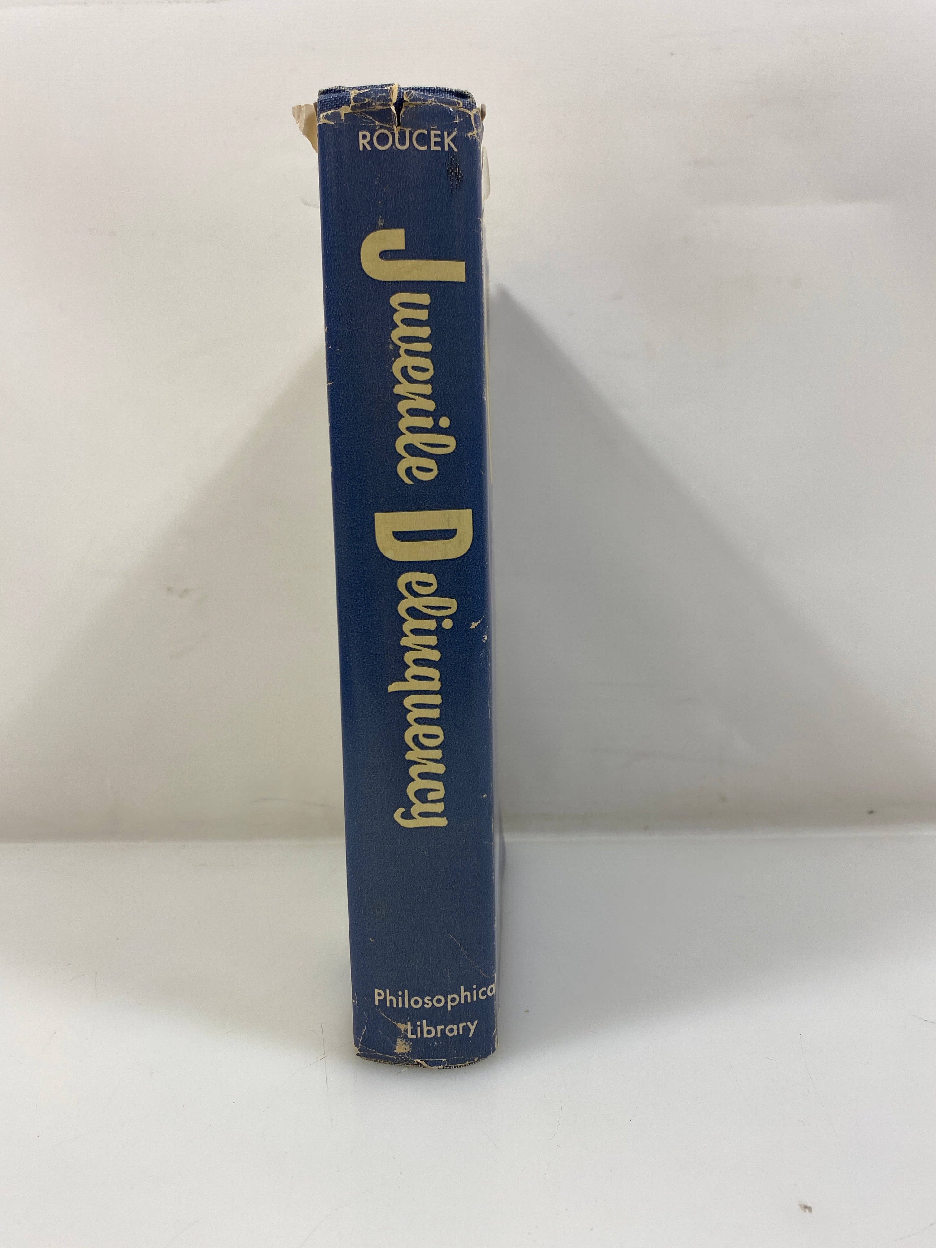 Juvenile Delinquency by Roucek Ex-library 1958 HCDJ