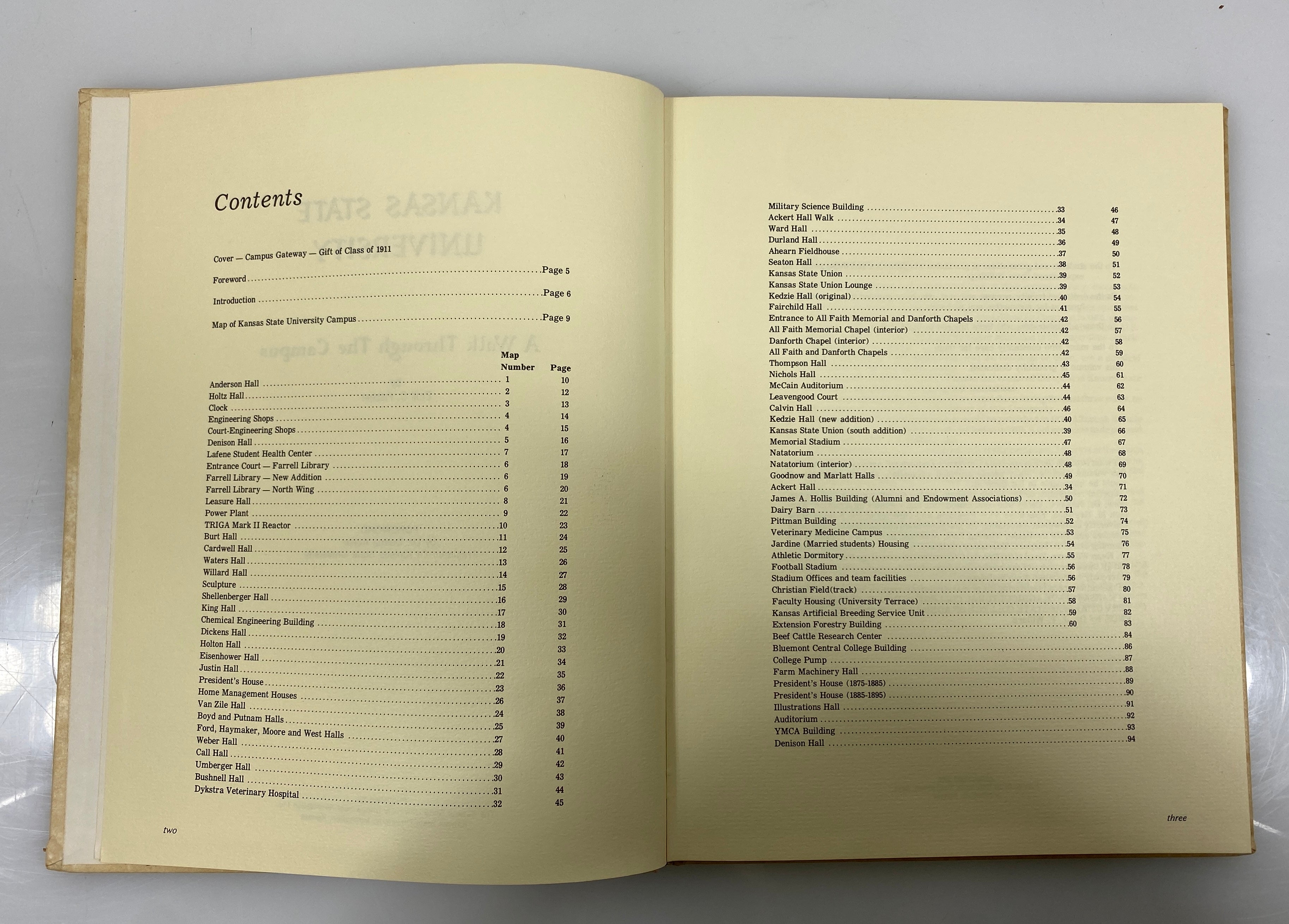 Kansas State University A Walk Through the Campus 1975 Vintage HC