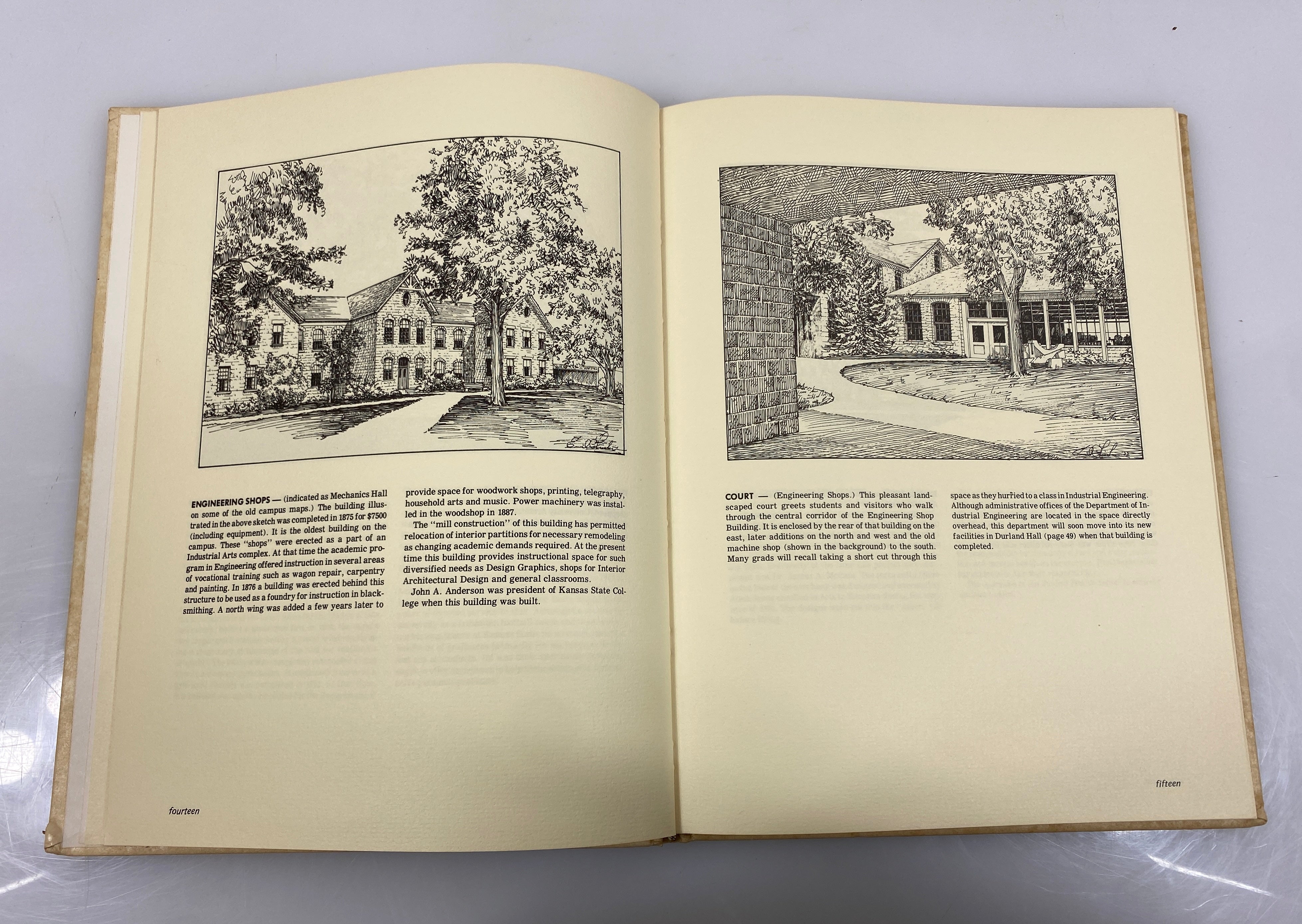 Kansas State University A Walk Through the Campus 1975 Vintage HC