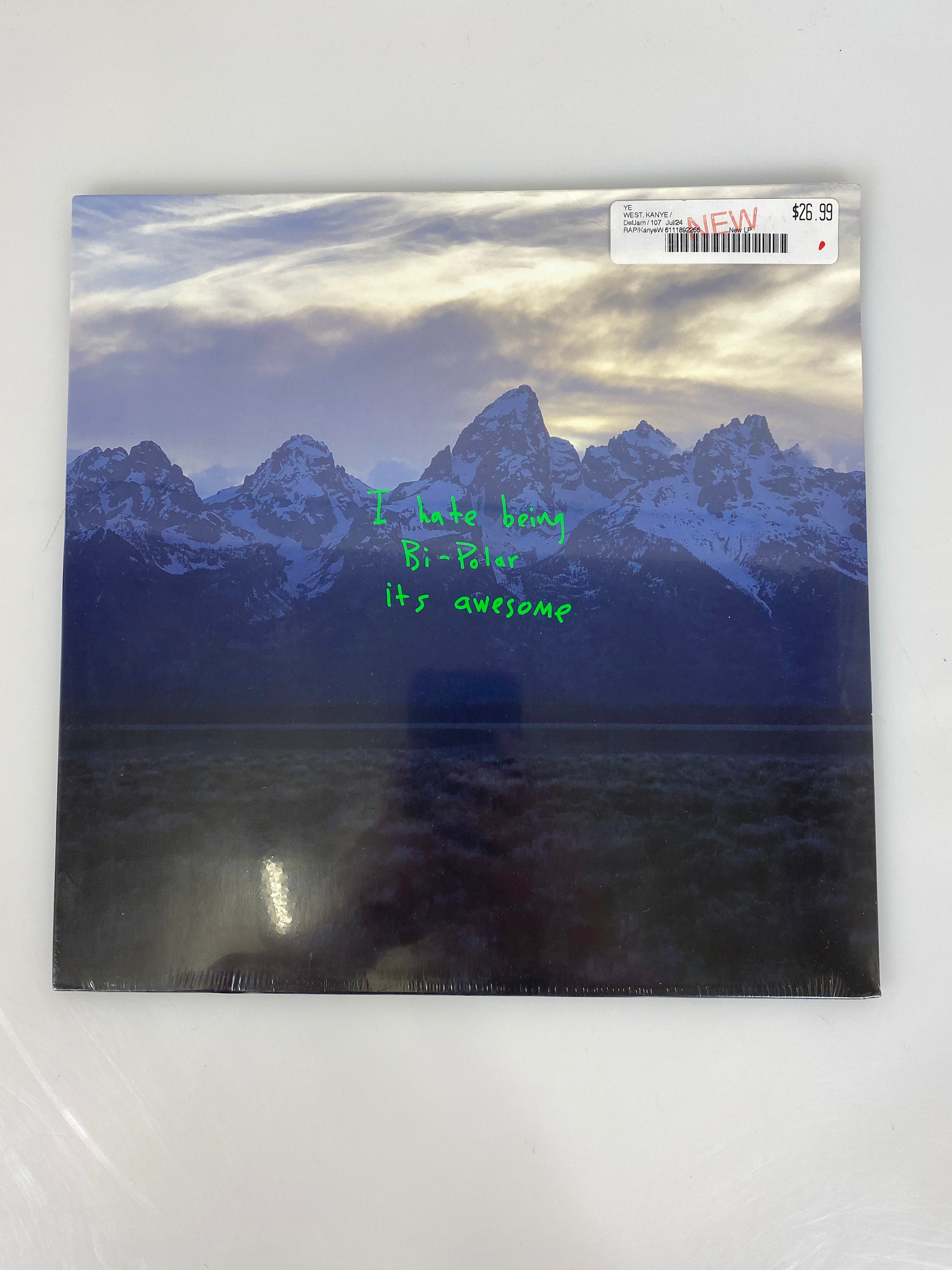Kanye (Ye) West I Hate Being Bi-Polar it's awesome Record sealed and new 2018