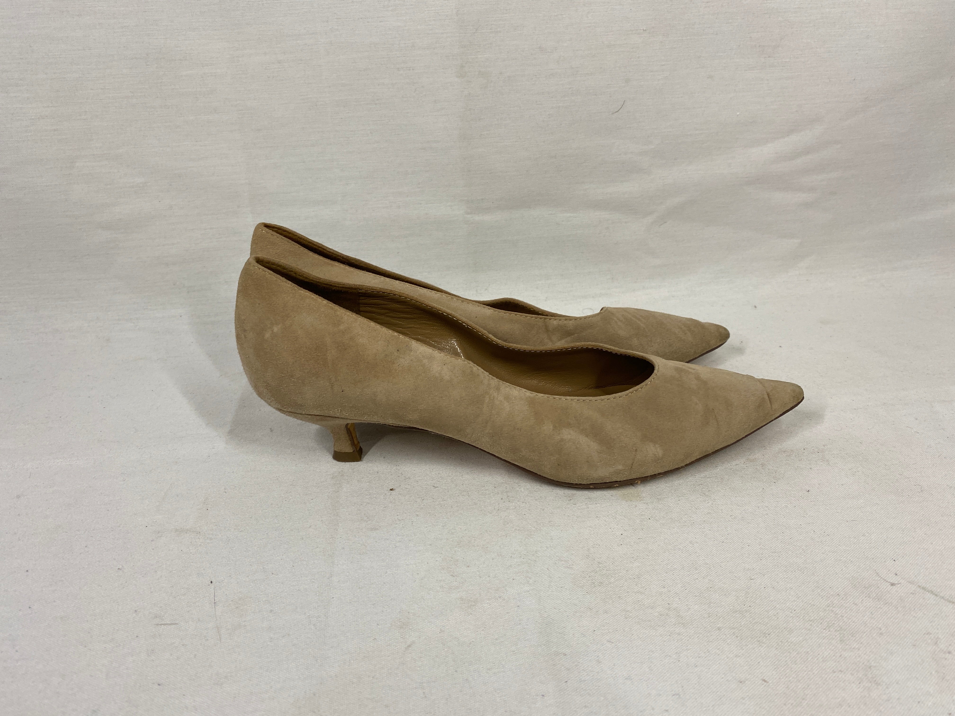 Kate Spade New York Beige Suede Dale Pump Women's Size 6