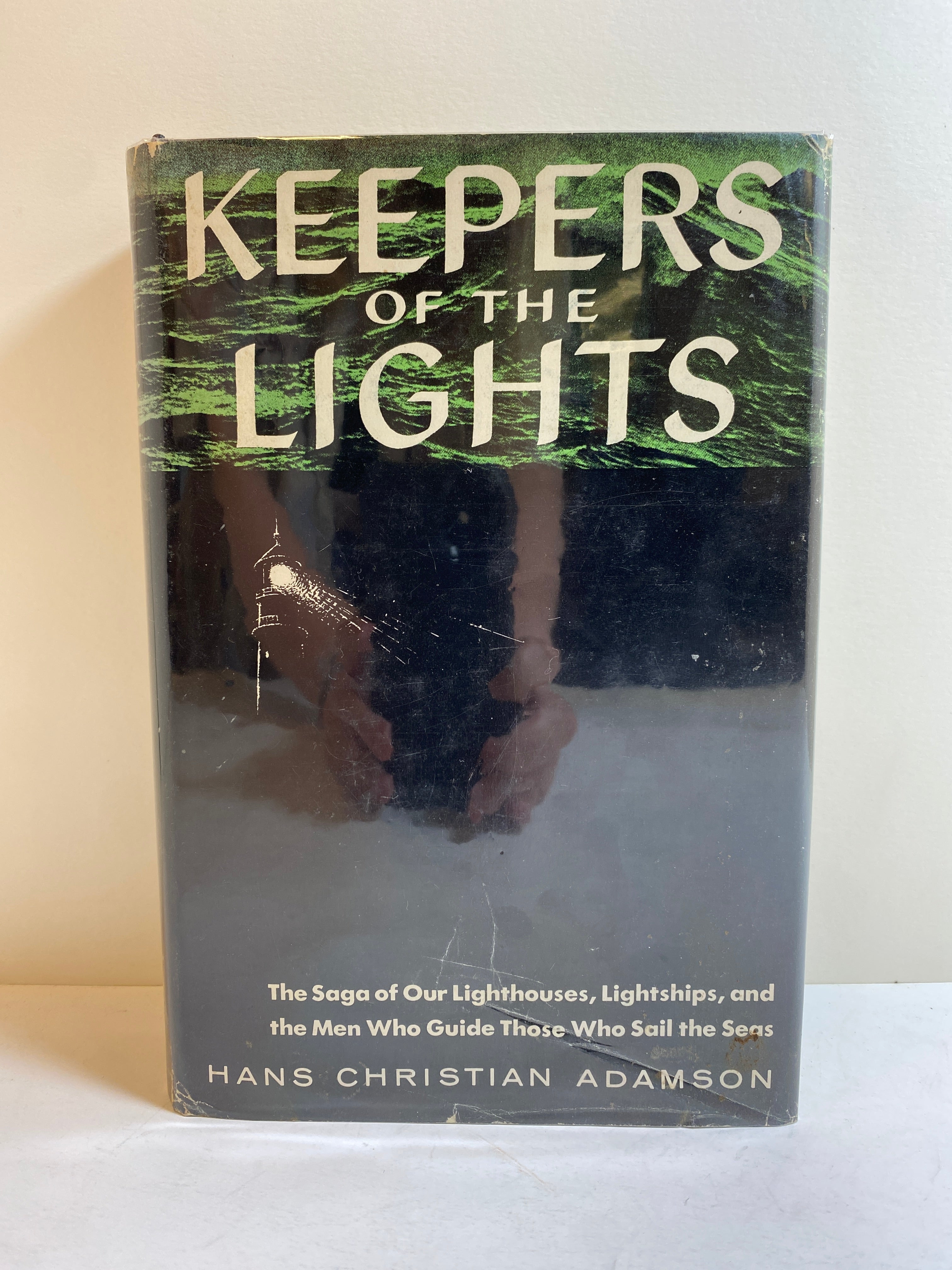 Keepers of the Lights by Adamson 1955 Vintage Lighthouse History HCDJ