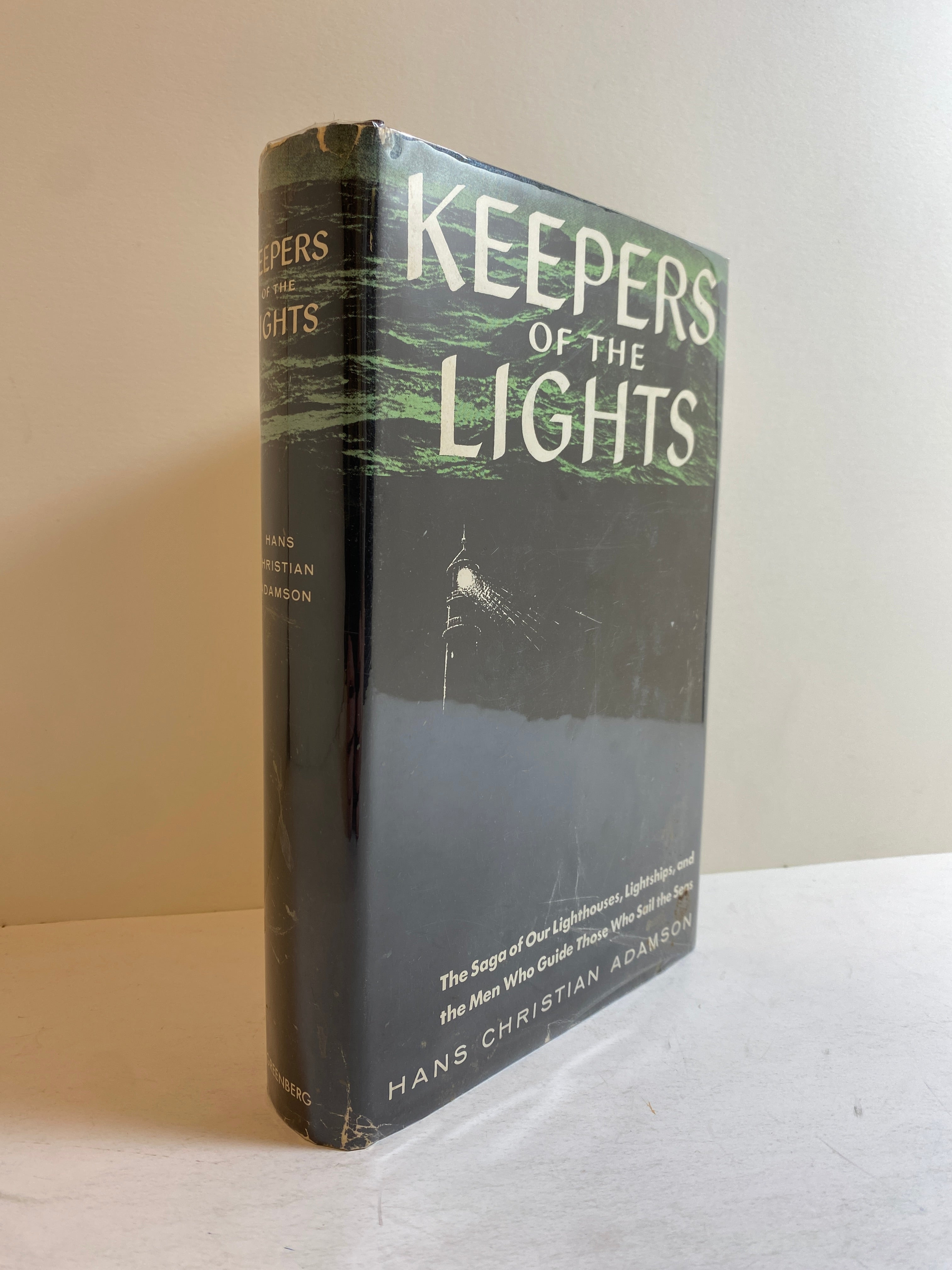 Keepers of the Lights by Adamson 1955 Vintage Lighthouse History HCDJ