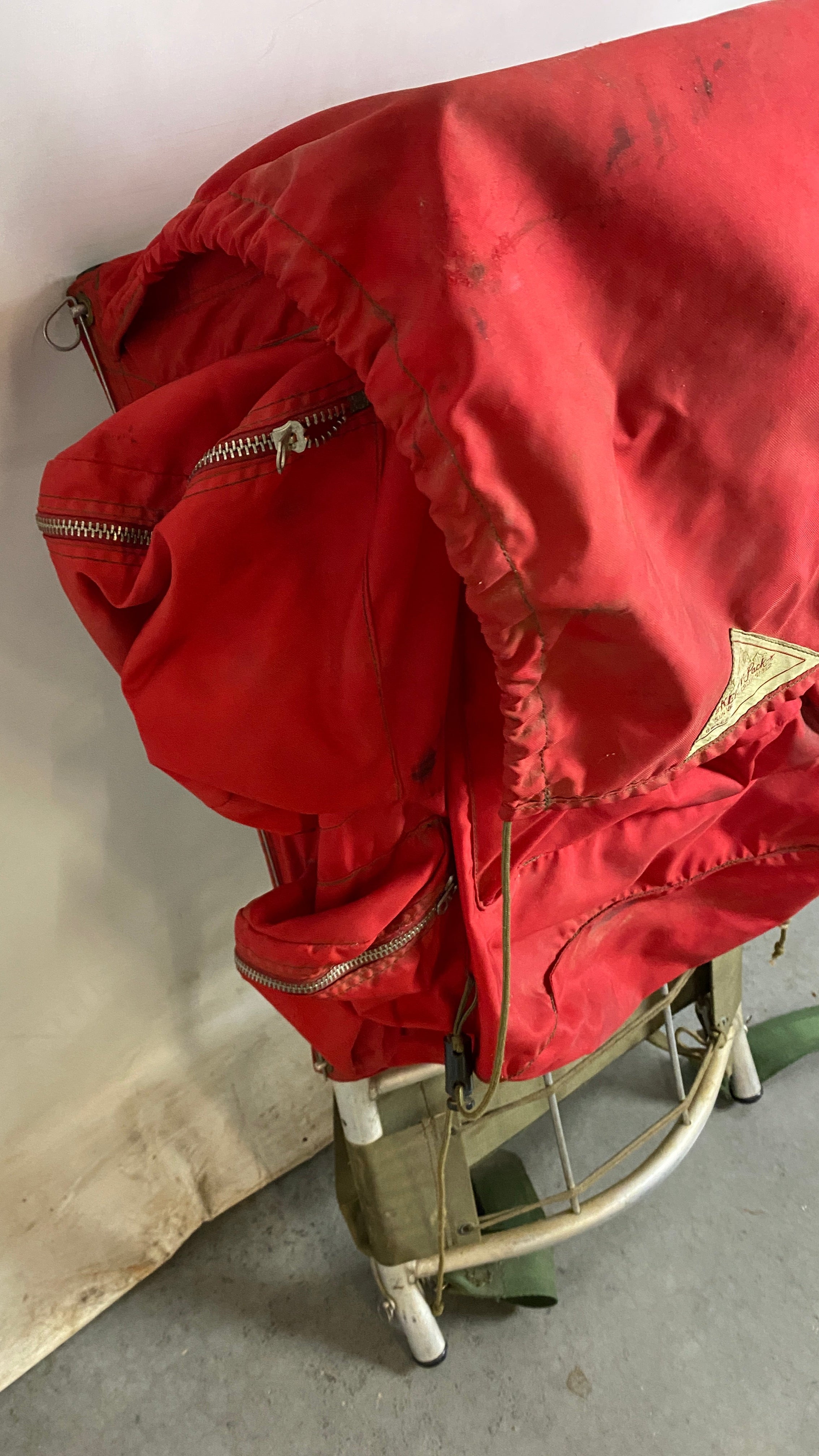 Kelty Retro Red Nylon Hiking Backpack