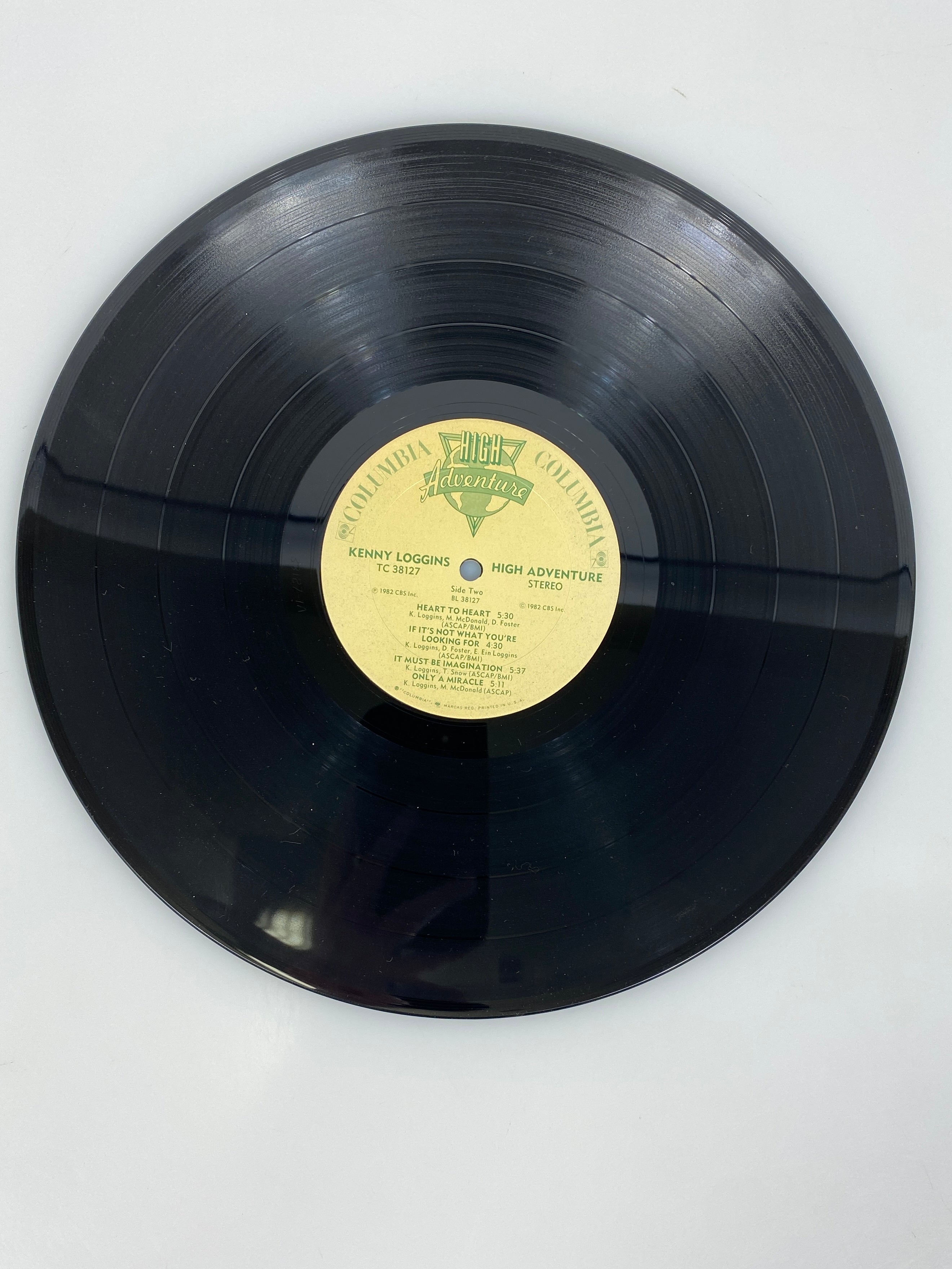 Kenny Loggins High Adventure 1982 Vinyl Record