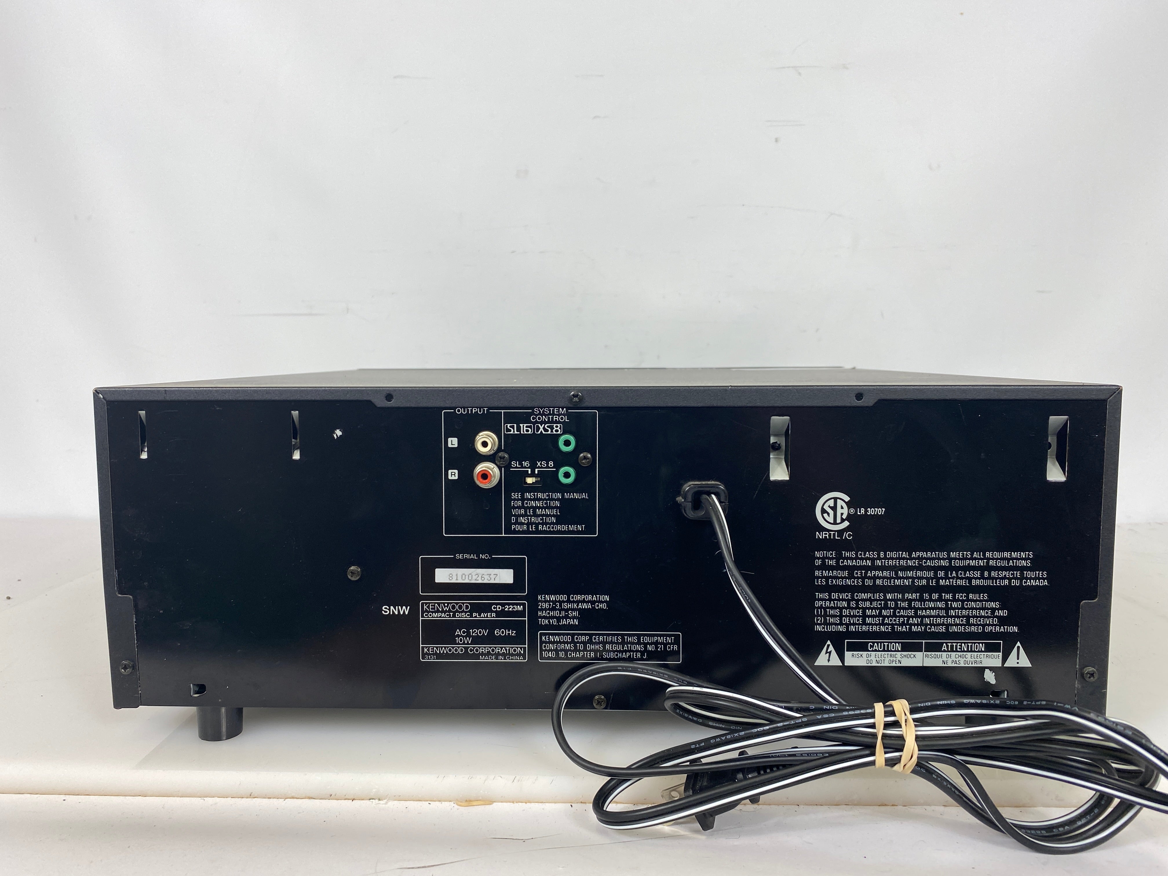 Kenwood CD-223M Multiple Compact Disc Player