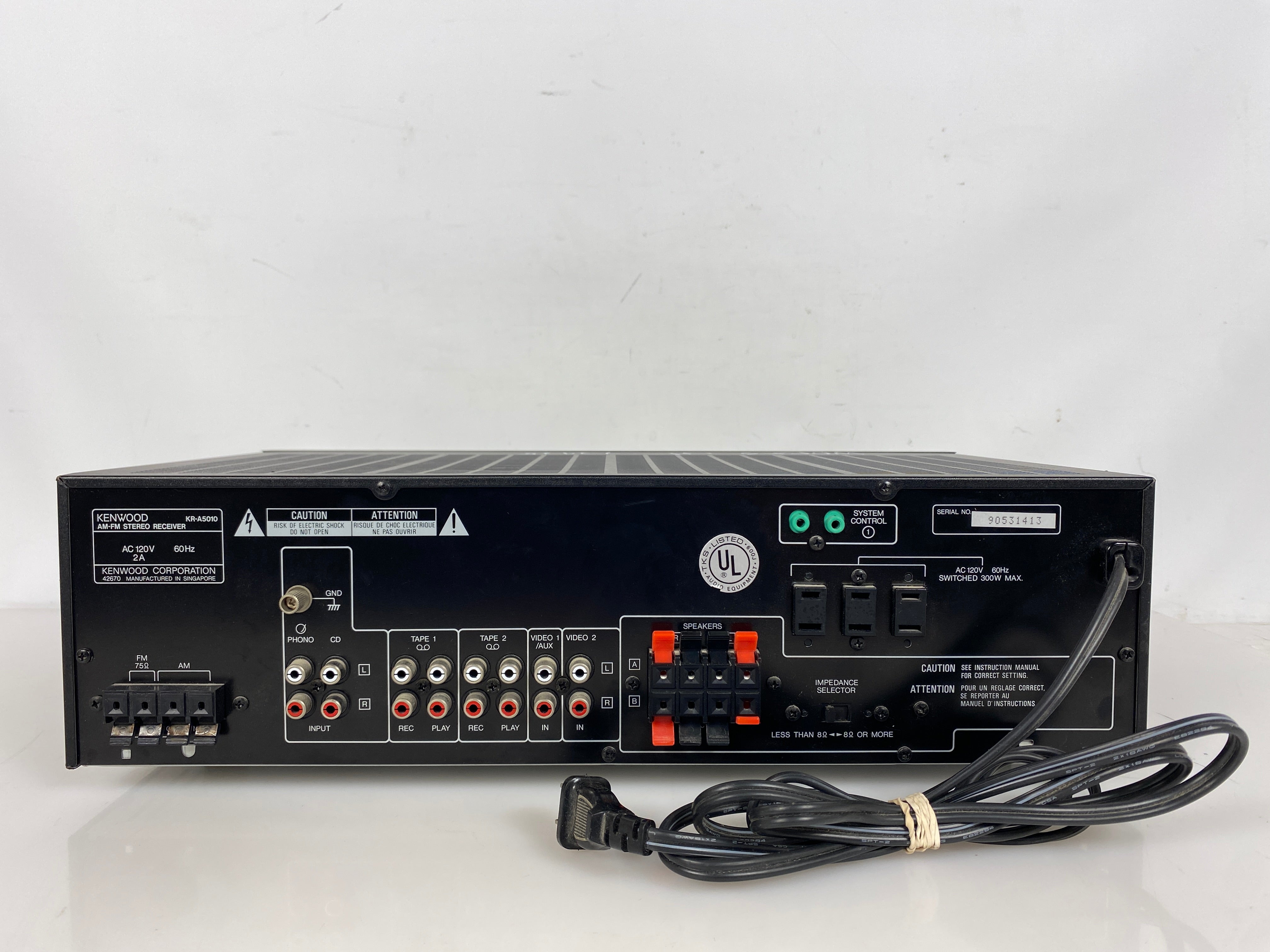 Kenwood KR-A5010 AM/FM Stereo Receiver