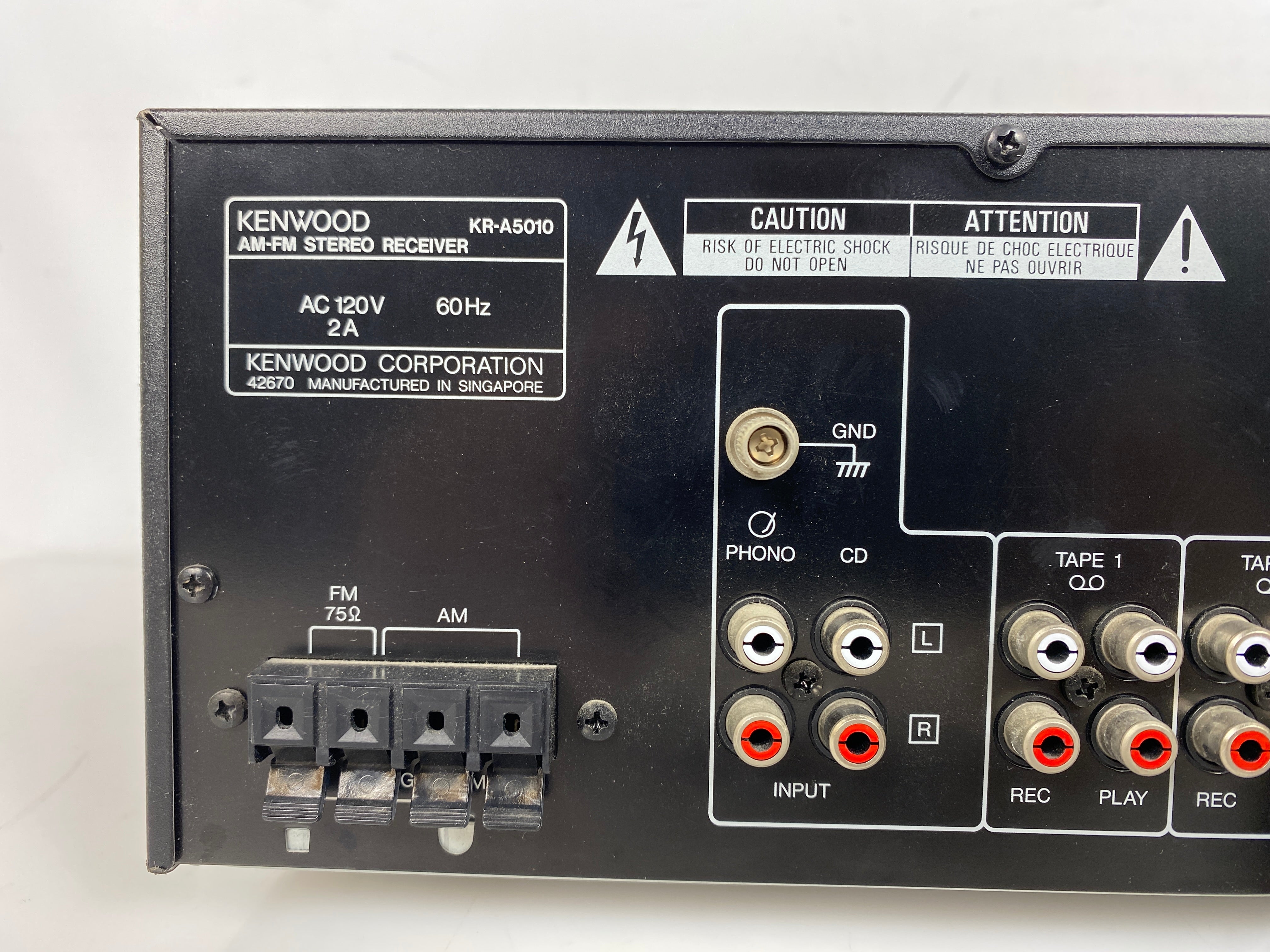 Kenwood KR-A5010 AM/FM Stereo Receiver