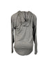 Kettunen Center Light Gray Pine Cone Long Sleeve Hooded T-Shirt Size Small