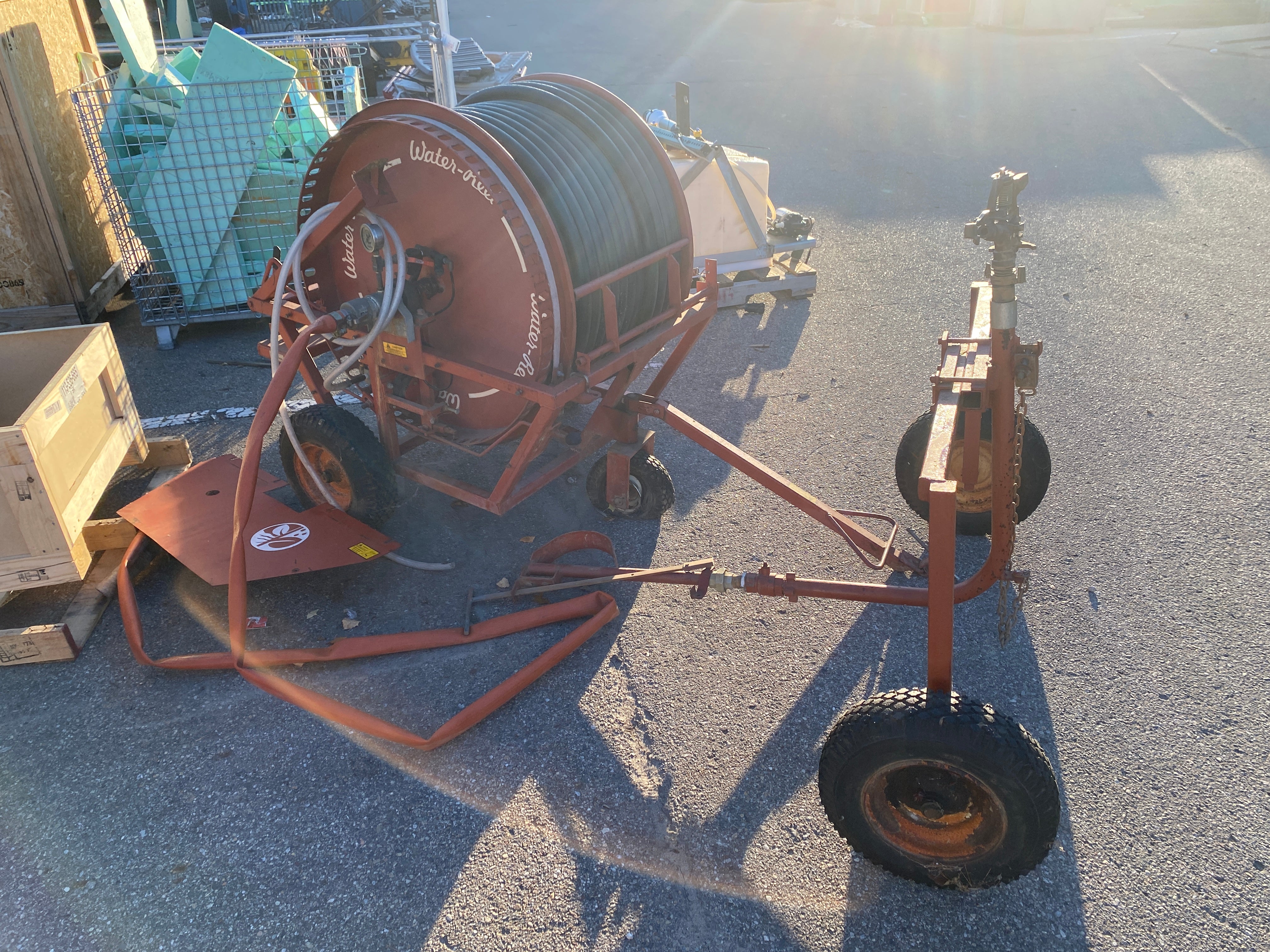 Kifco Water Reel w/ Sprinkler Attachment