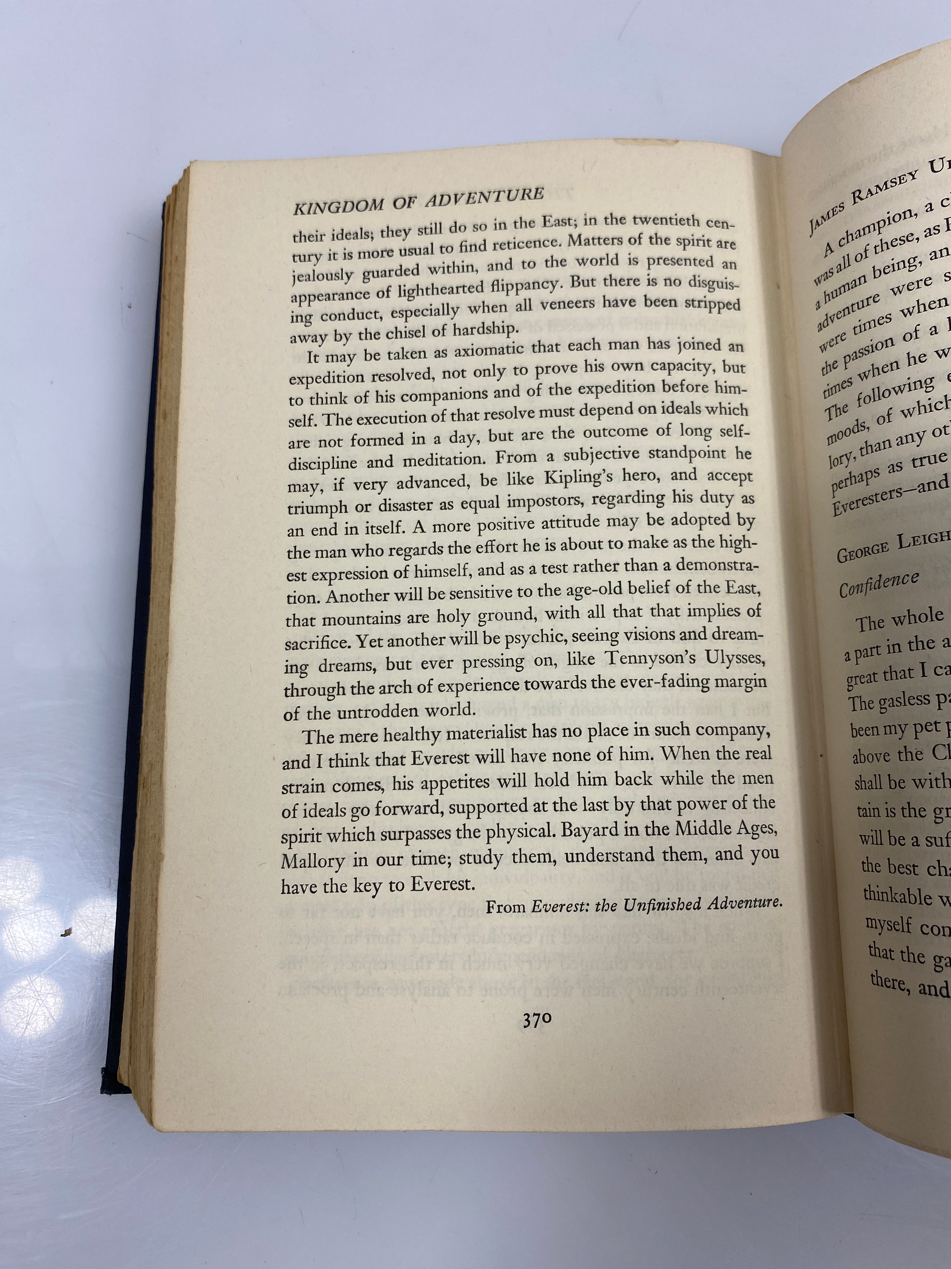 Kingdom of Adventure: Everest by Ullman 1947 HC