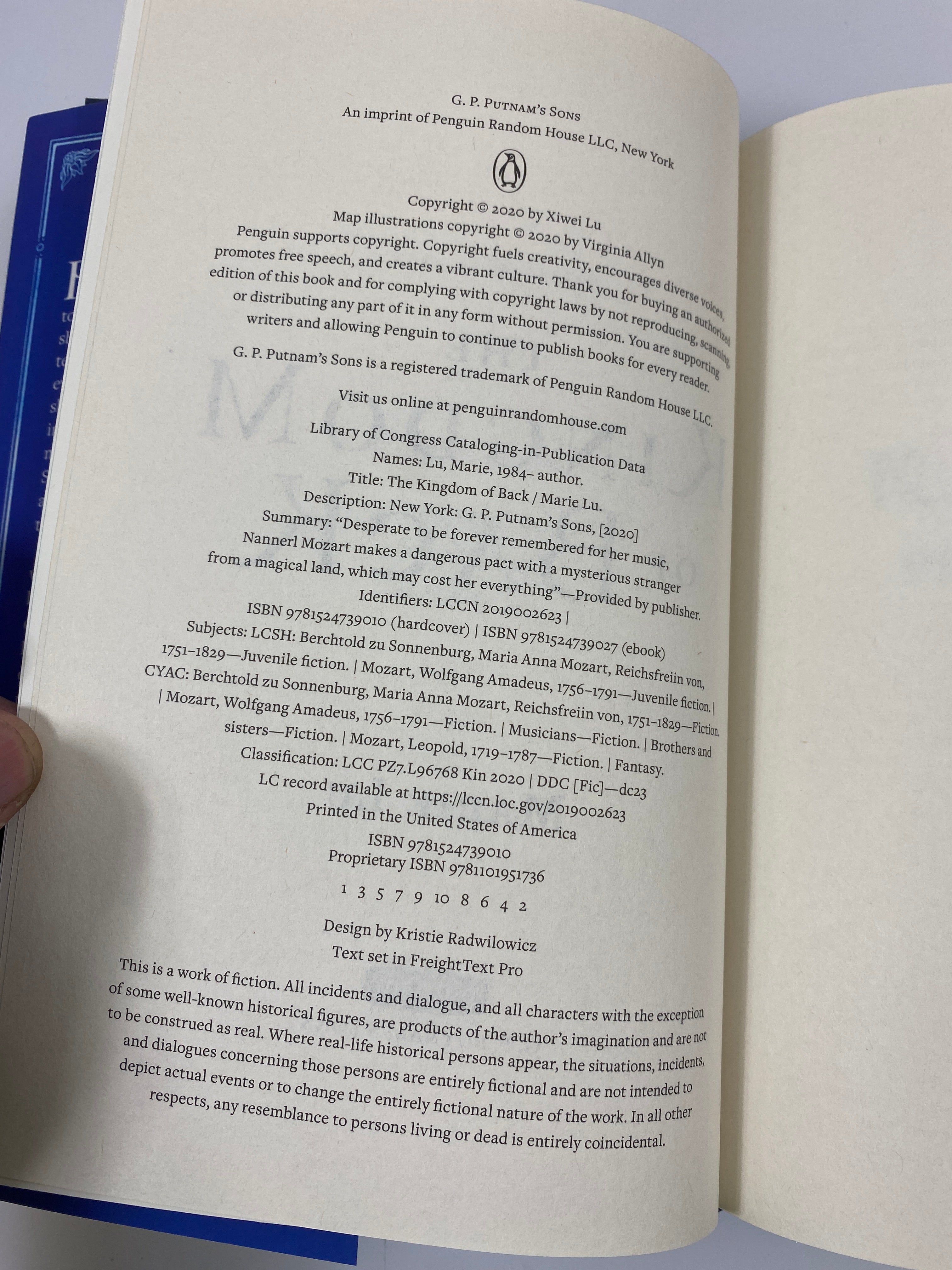 Kingdom of Back Marie Lu 2020 HCDJ