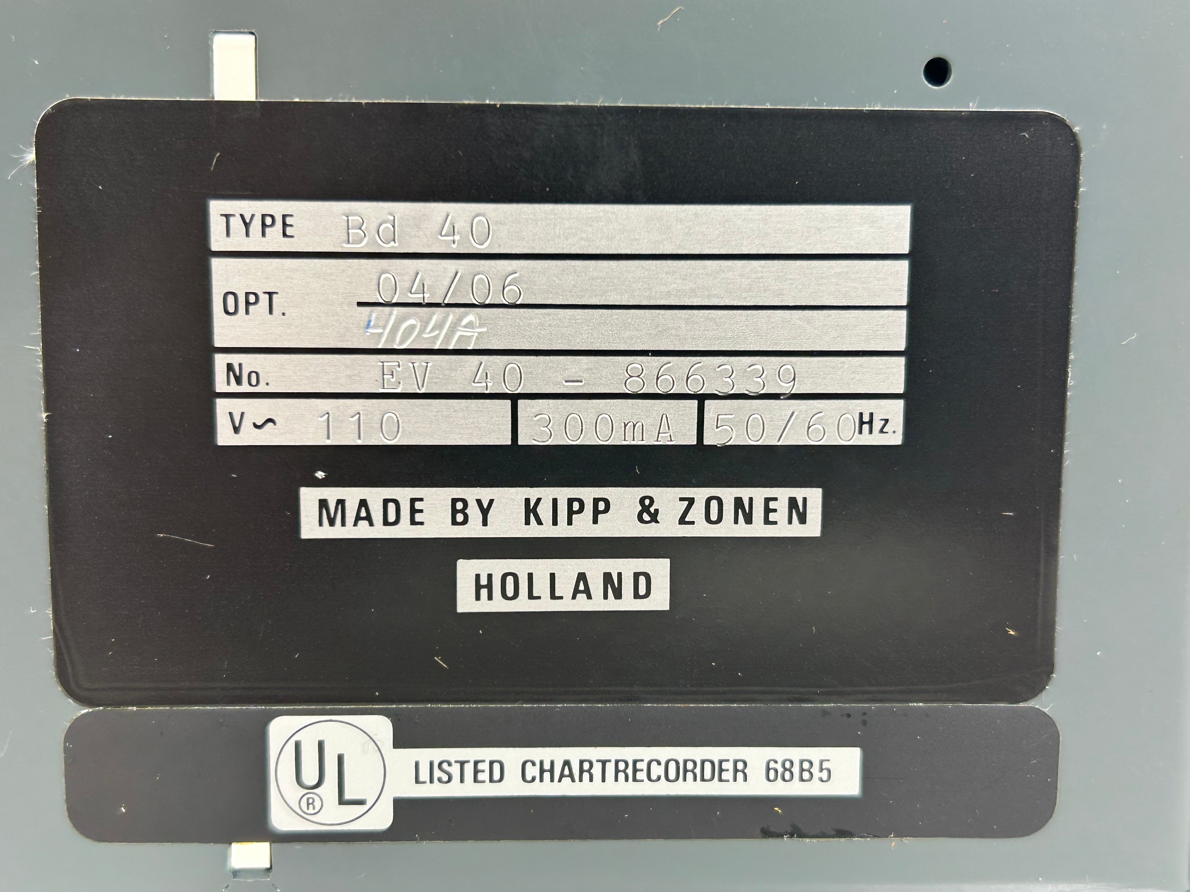 Kipp & Zonen BD 40 Chart Recorder