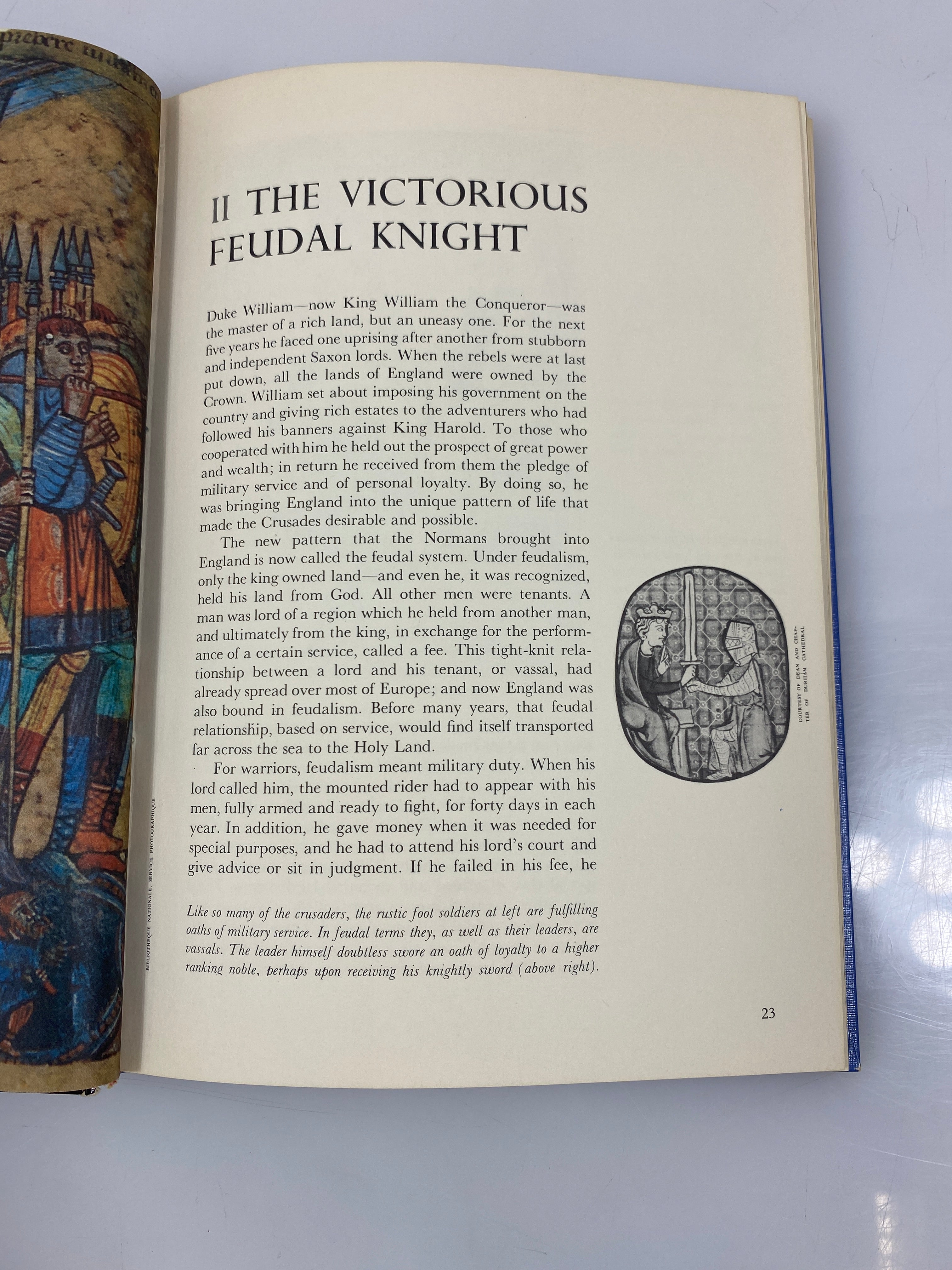 Knights of the Crusades by Williams Horizon Caravel Book 1962 HC