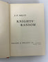 Knights' Ransom by S.F. Welty 1951 First Edition HC DJ