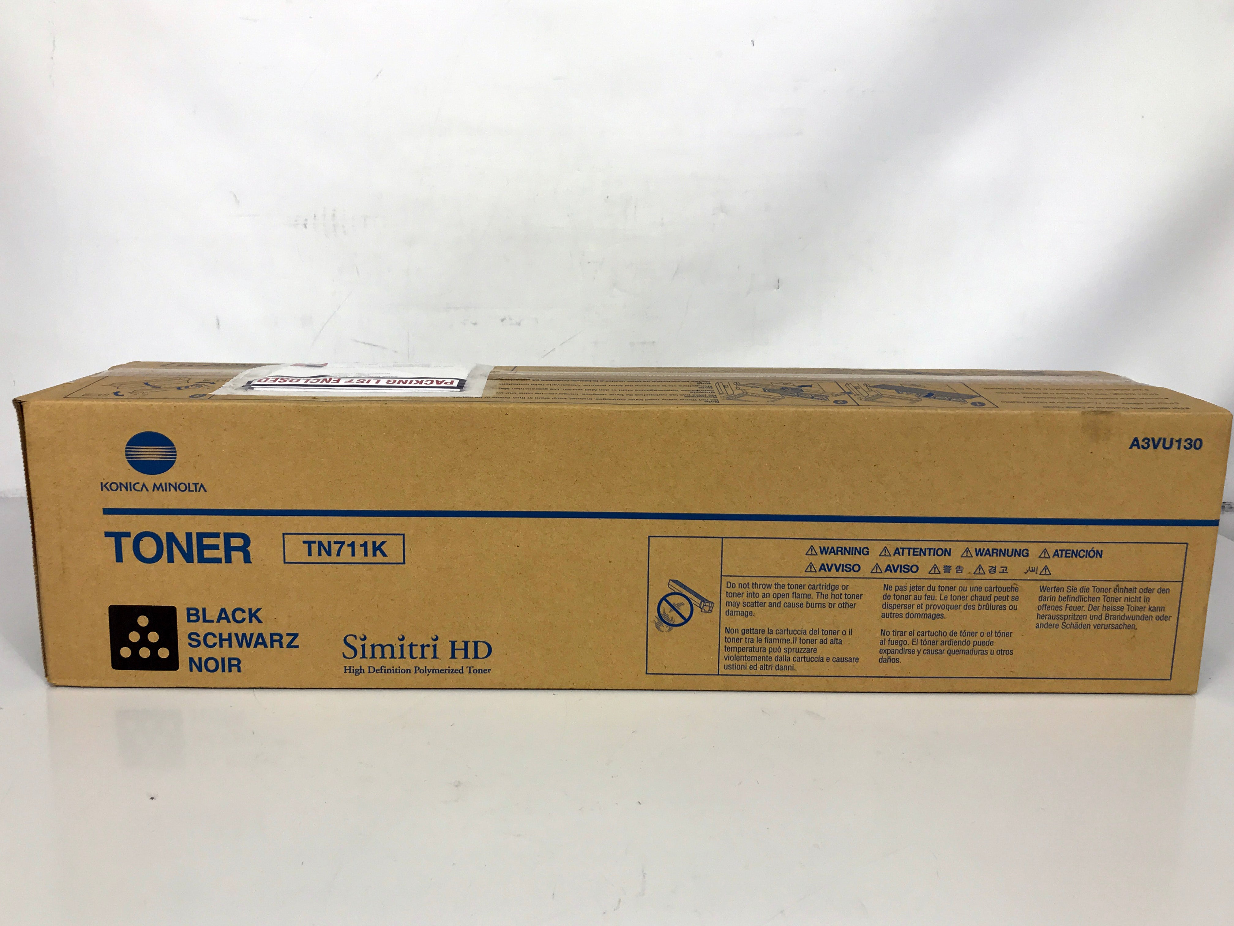 Konica Minolta TN711K Black Toner Cartridge