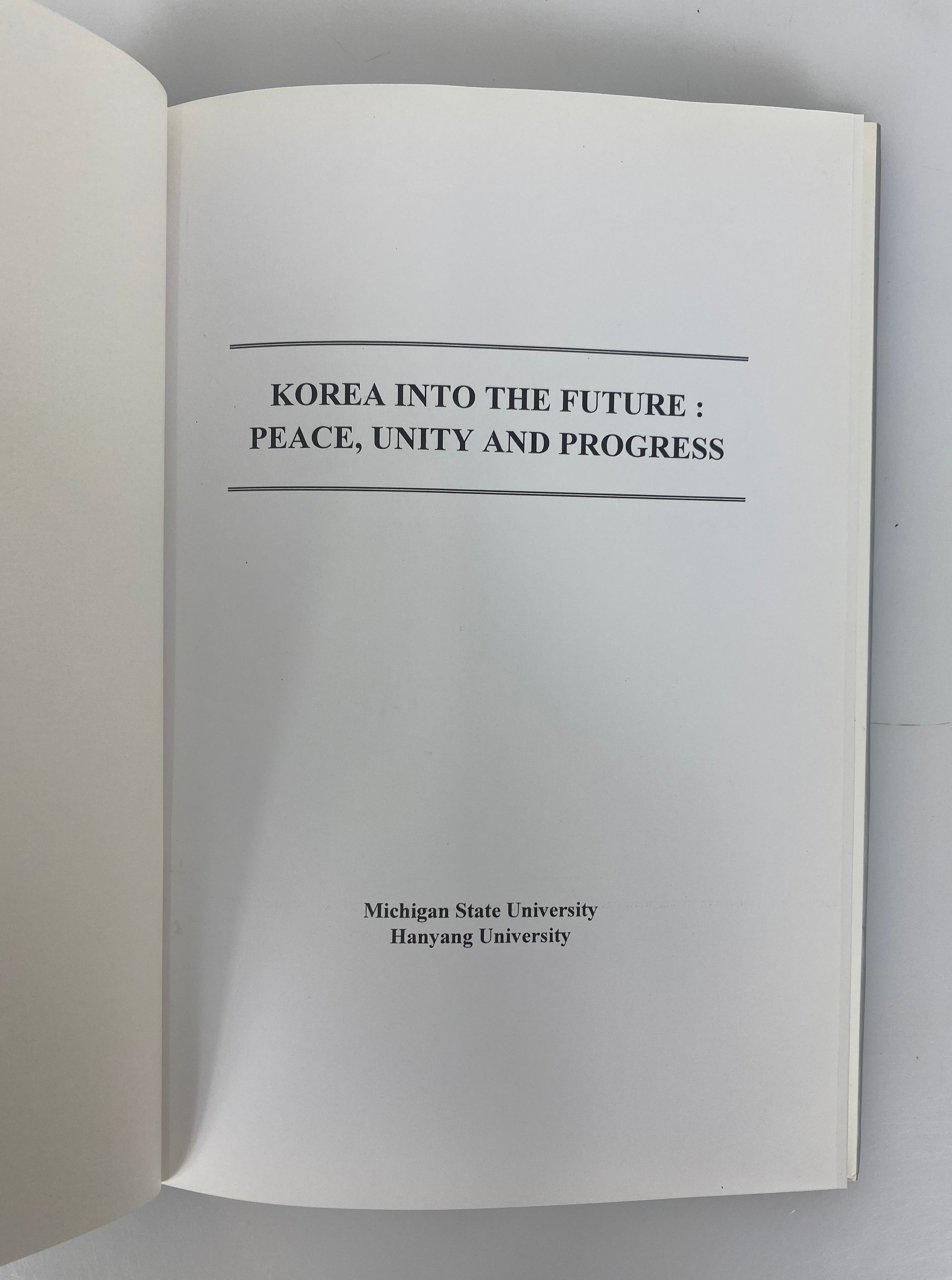 Korea into the Future by Gill-Chin Lim 1994 HC DJ