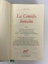 La Comedie Humaine XII Gallimard 1981 Vintage HC