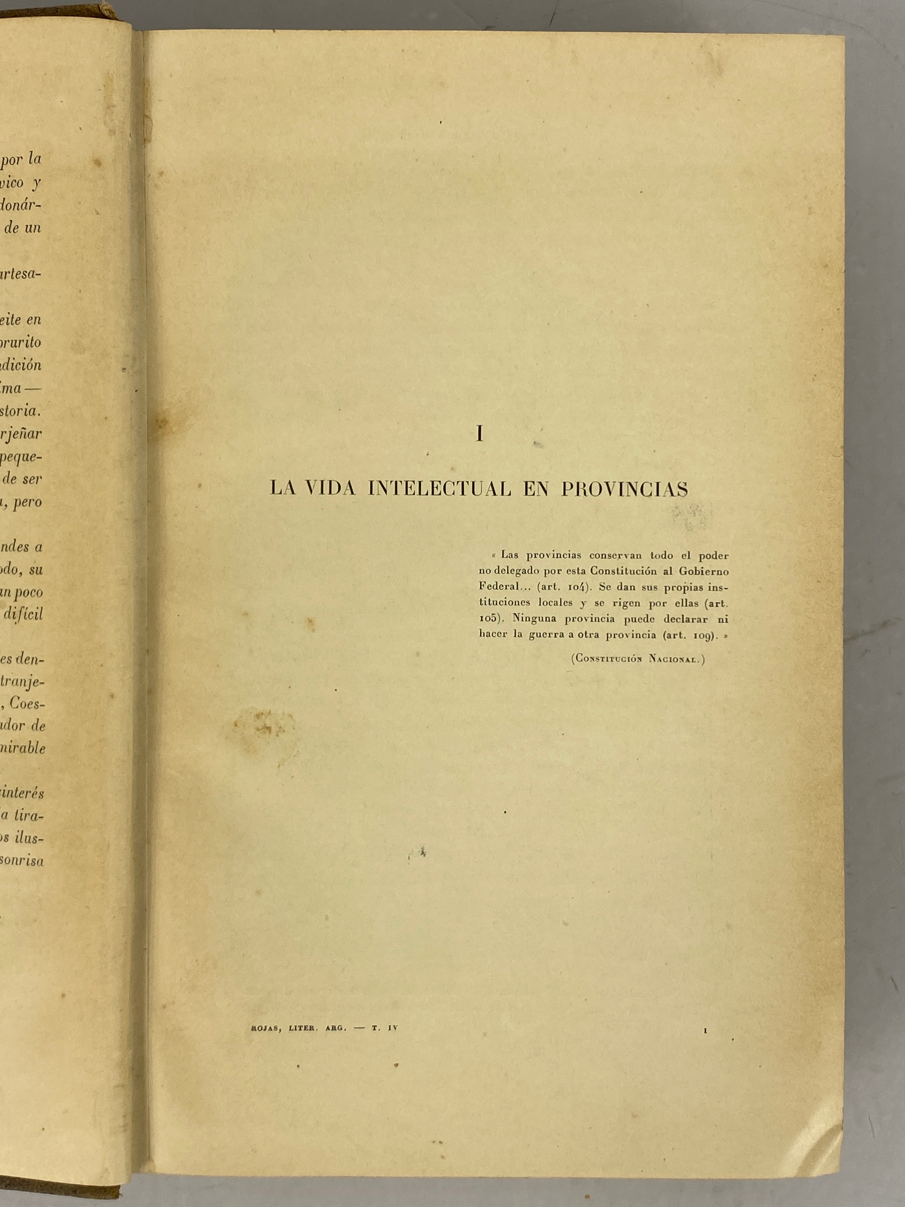 La Literatura Argentina by Ricardo Rojas Vol IV Los Modernos 1922 Antique HC