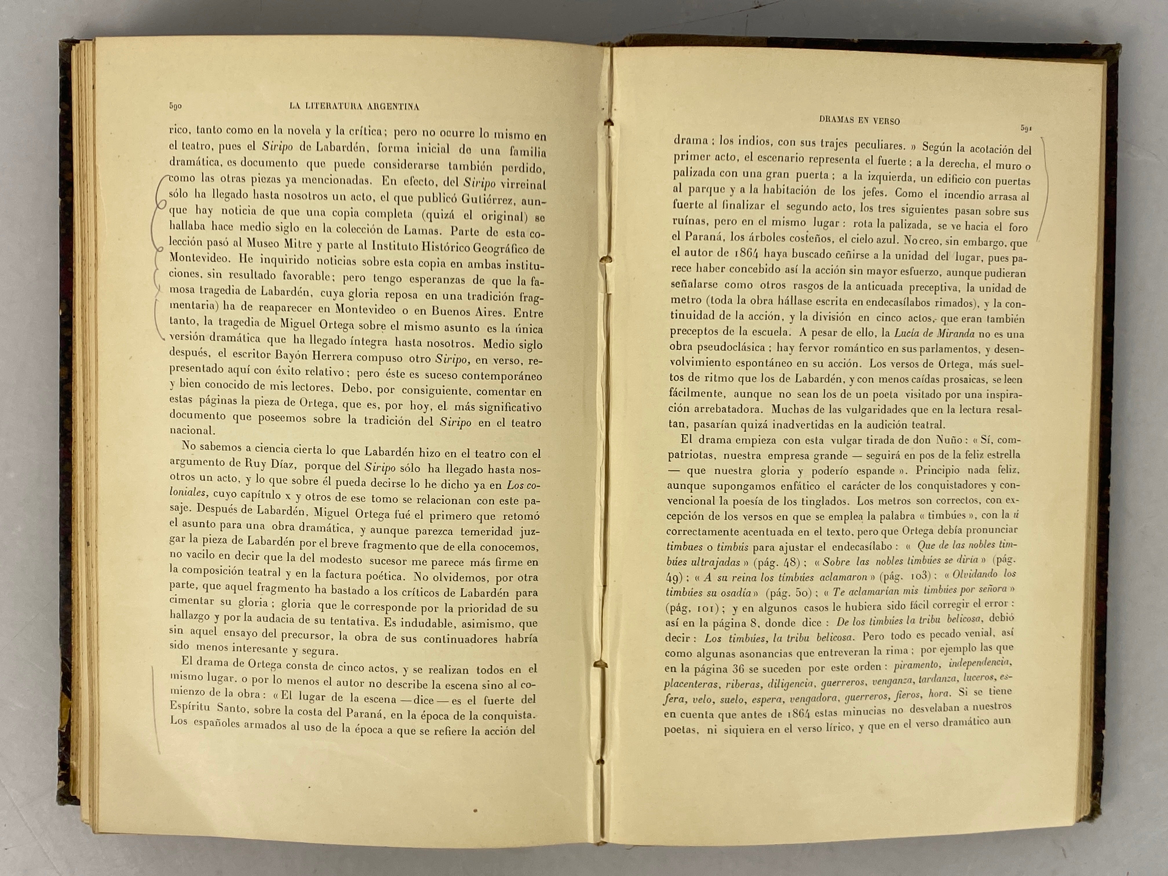 La Literatura Argentina by Ricardo Rojas Vol IV Los Modernos 1922 Antique HC