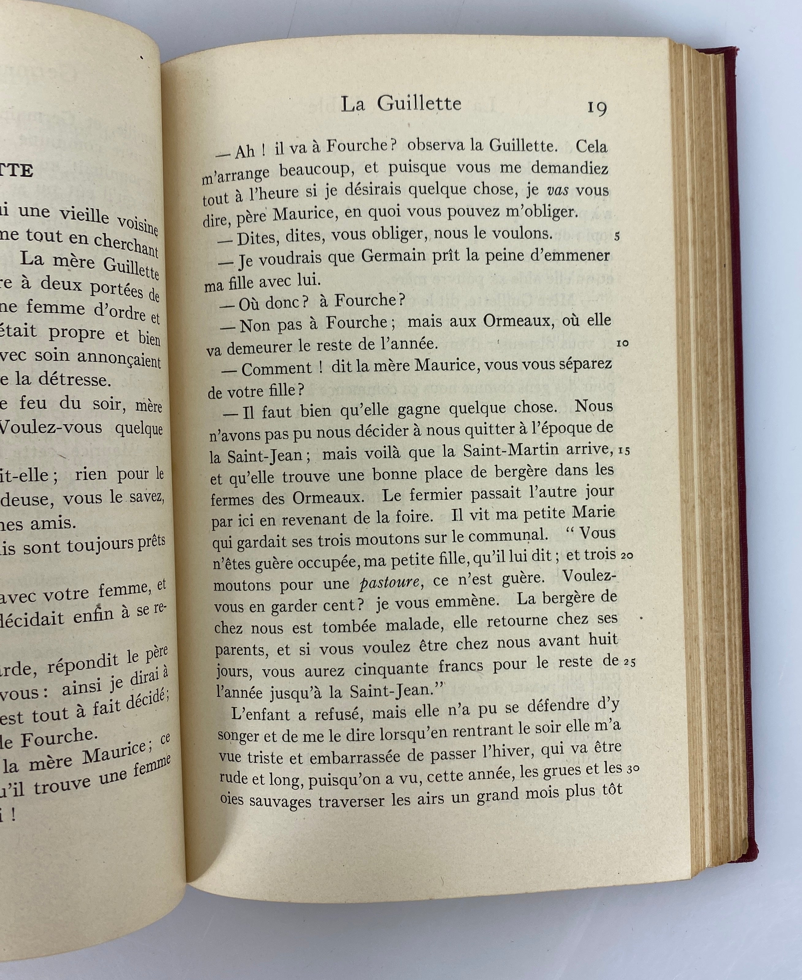 La Mare au Diable by George Sand (in French) Antique HC