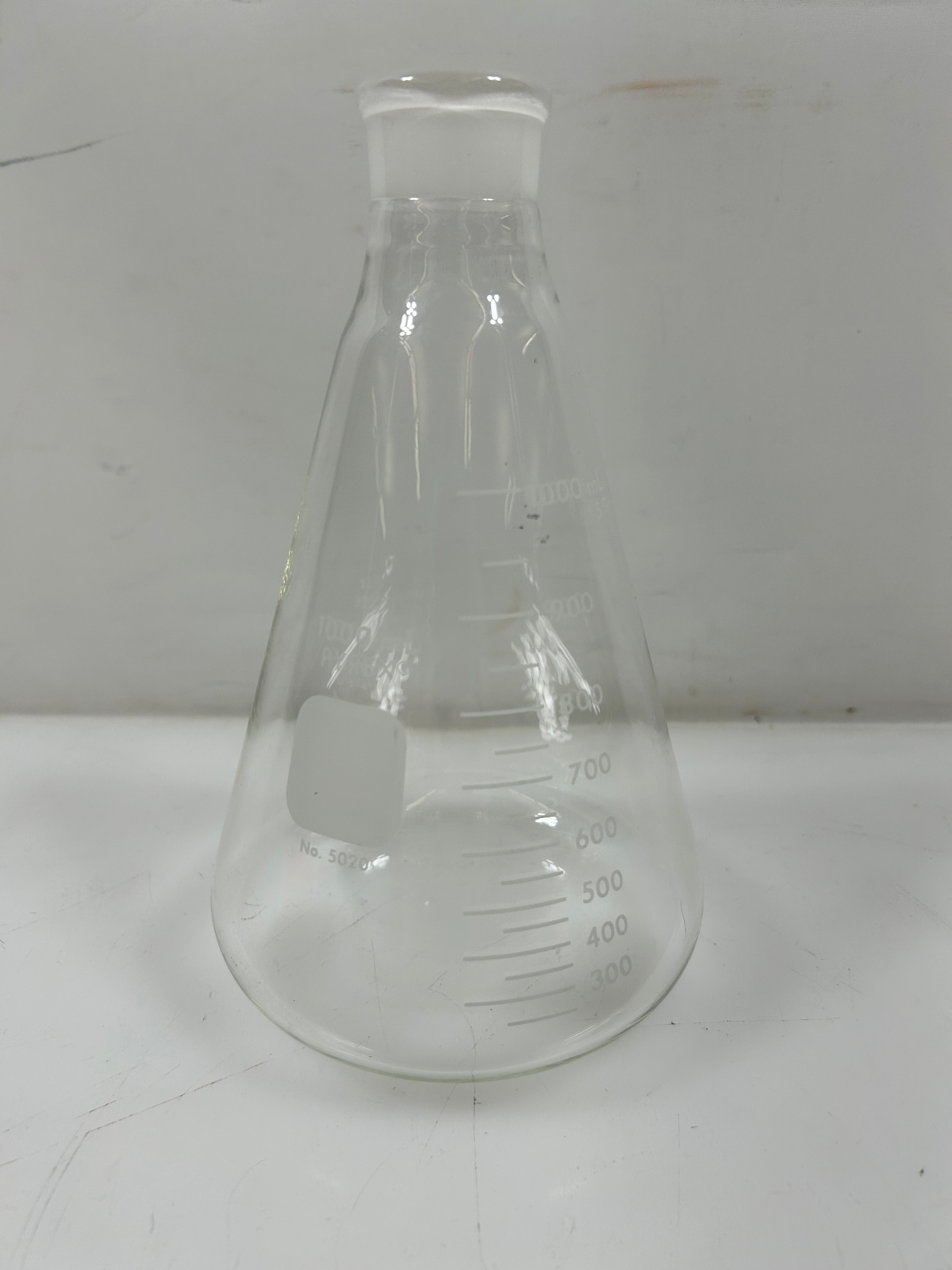 Lab Glass 1000mL Erlenmeyer Flask