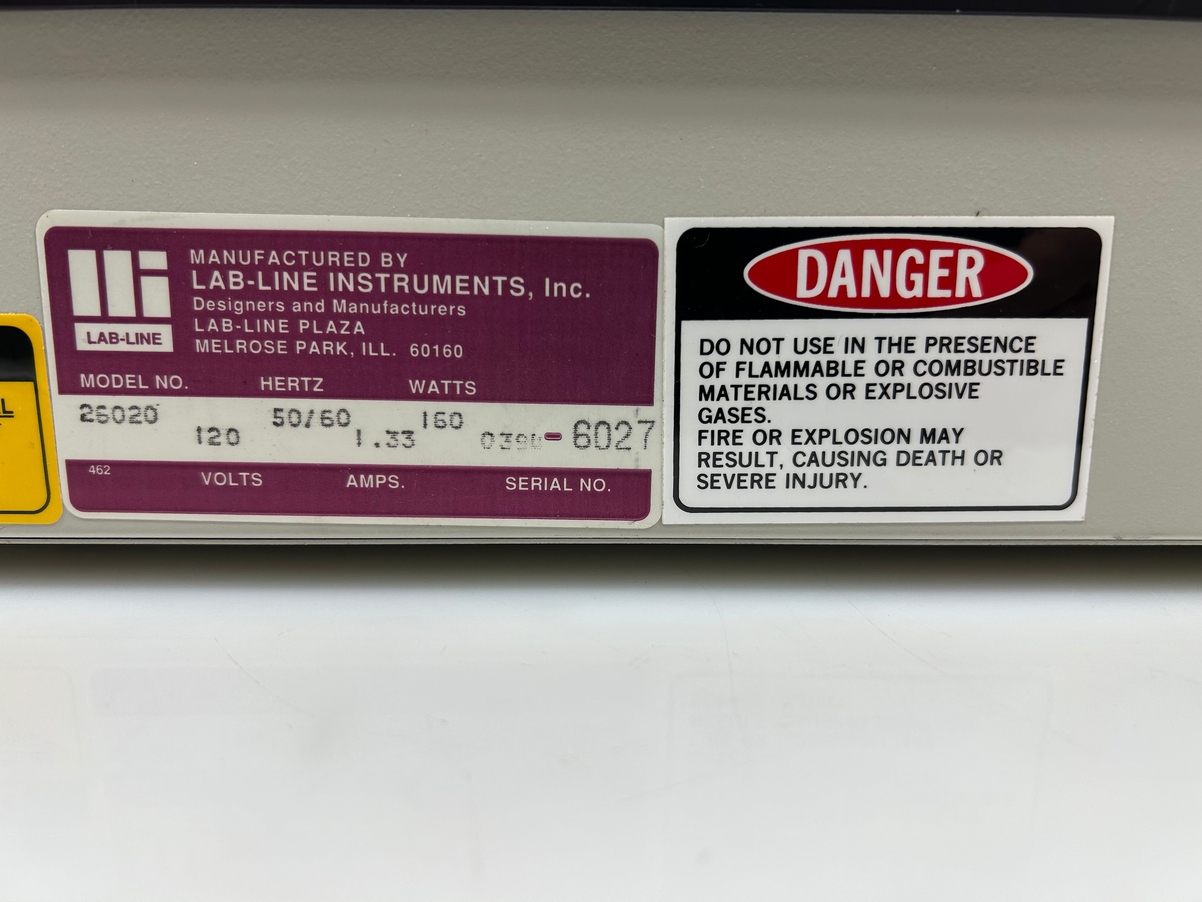 Lab-Line Instruments Slide Warmer Model 26020