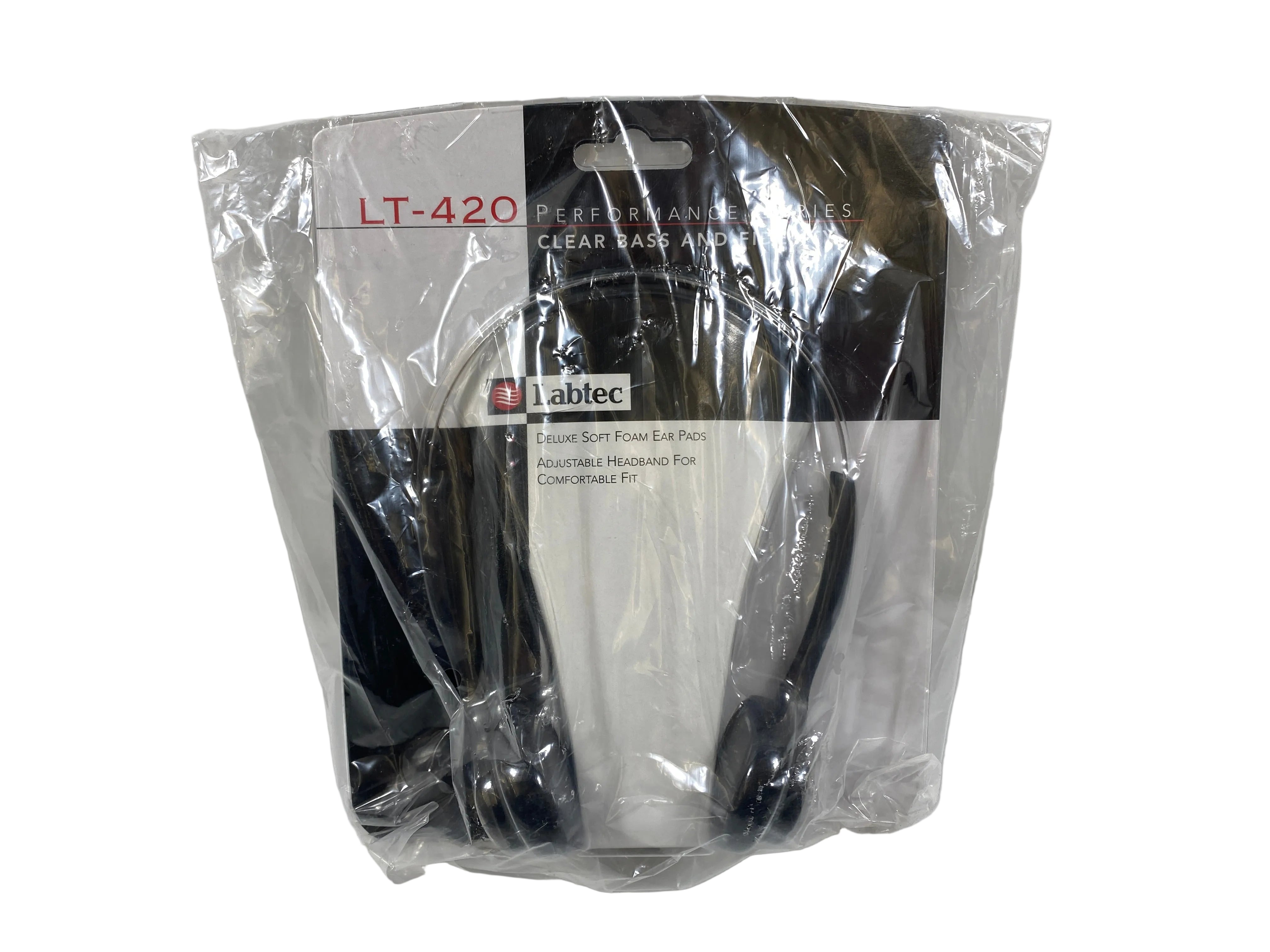 Labtec LT-420 Performance Series Clear Bass and Fidelity Headphones *NEW*
