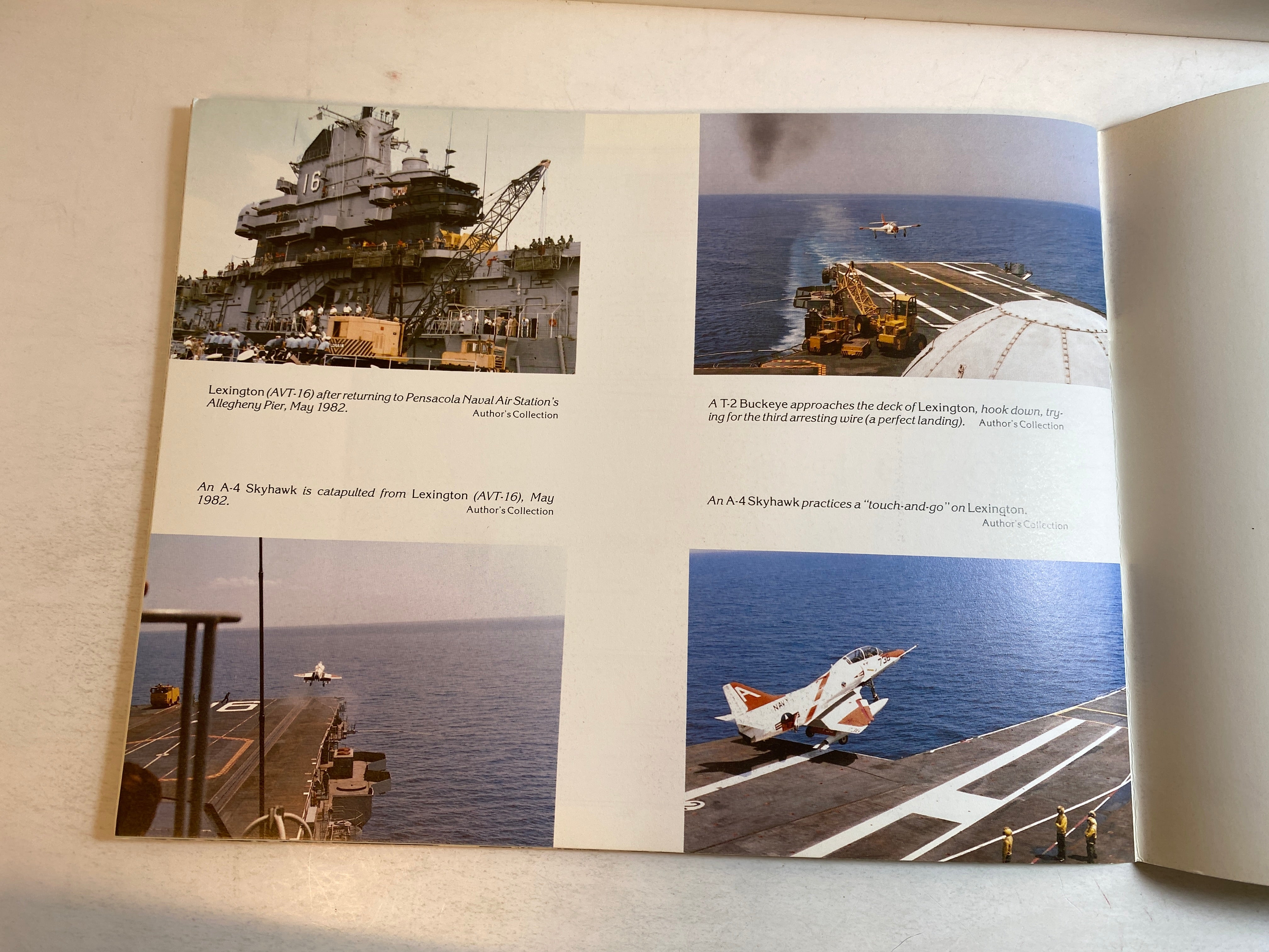 Lady Lex and Blue Ghost USS Lexington Warships CV-2 and CV-16 1986