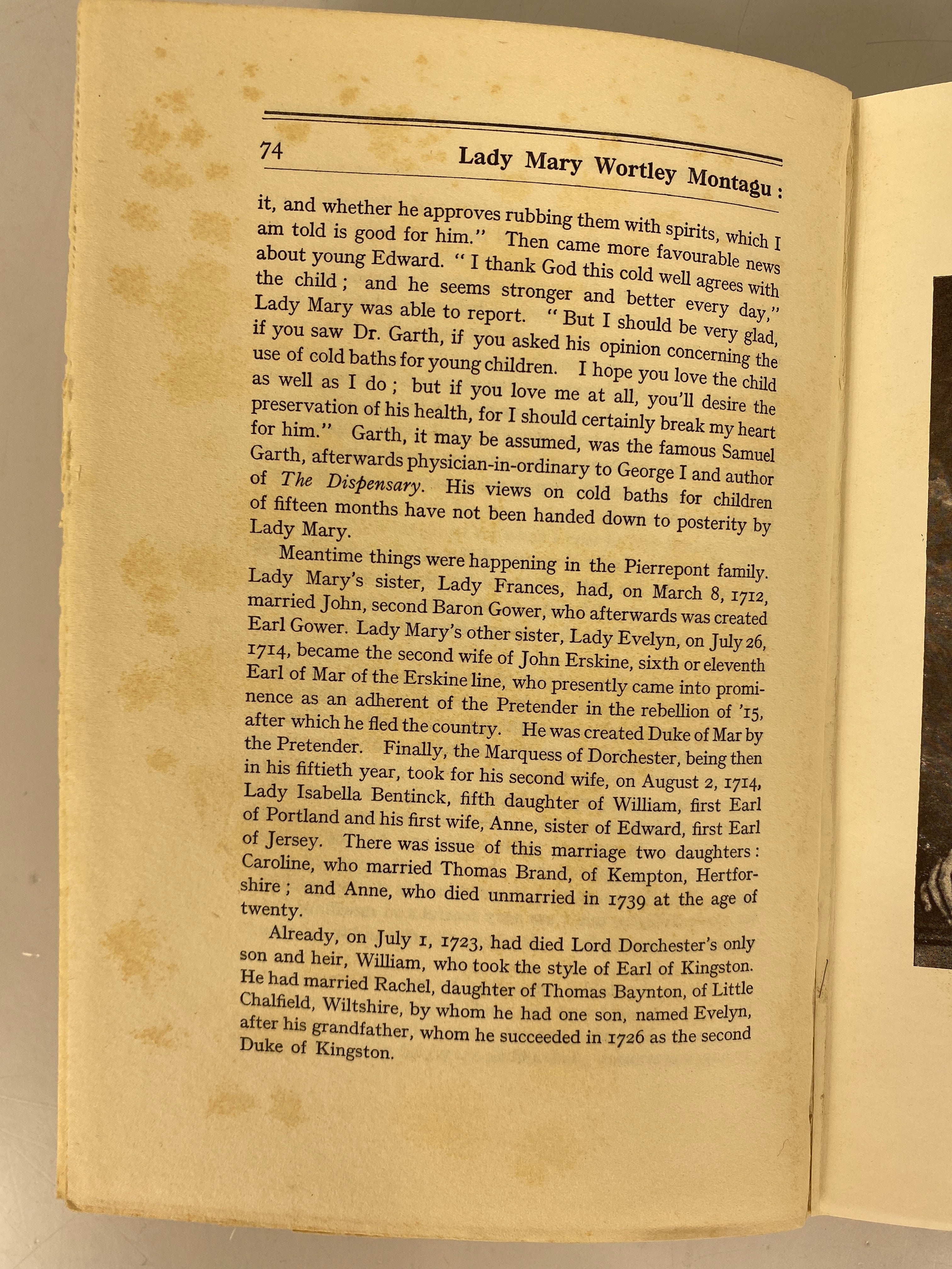 Lady Mary Wortley Montagu: Her Life & Letters Lewis Melville HC