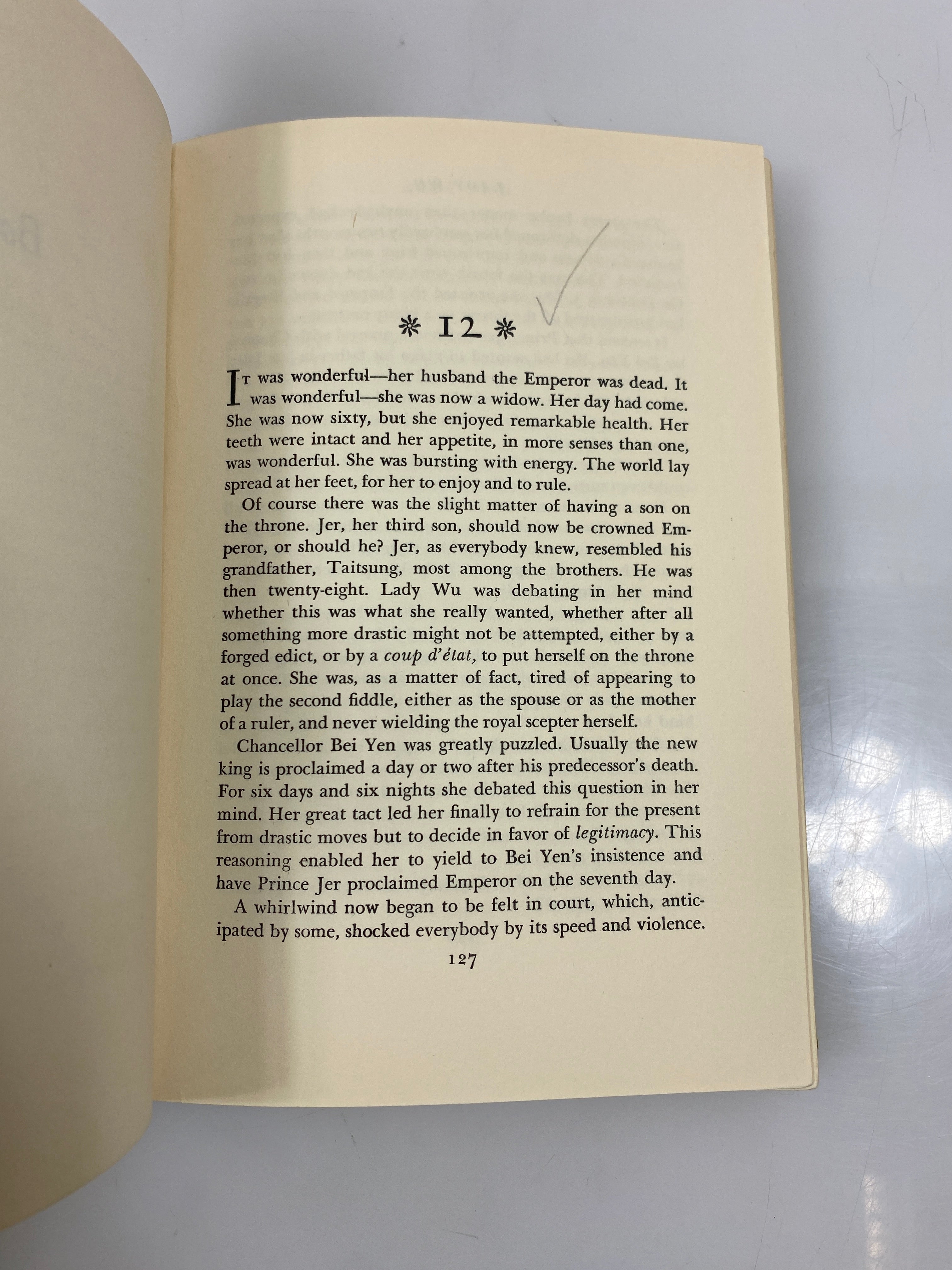 Lady Wu by Lin Yutang Ex-library 1965 HC