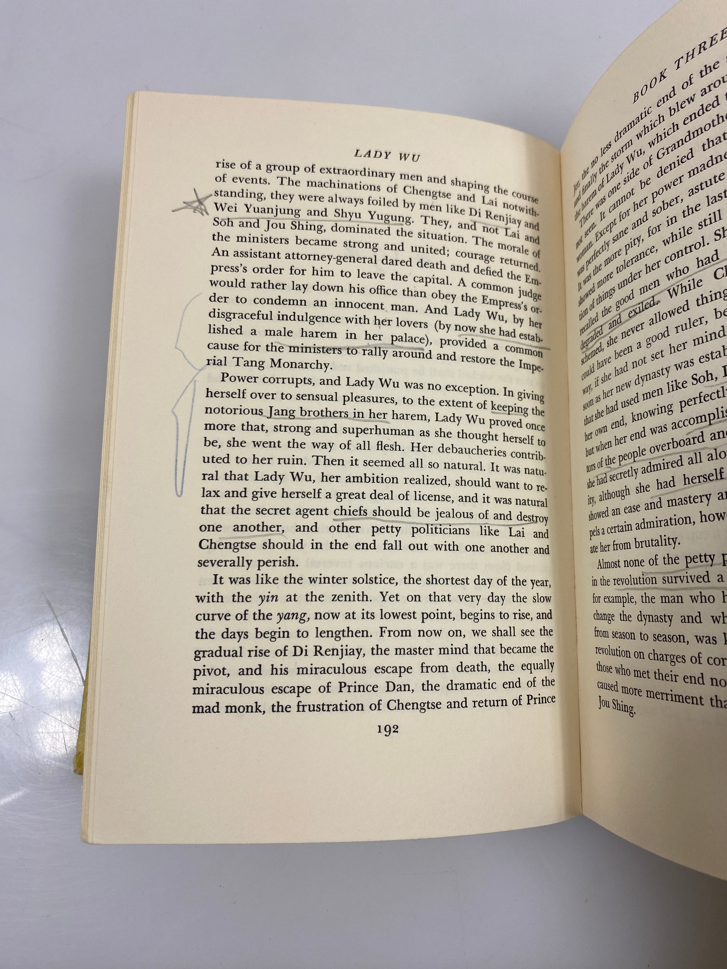 Lady Wu by Lin Yutang Ex-library 1965 HC