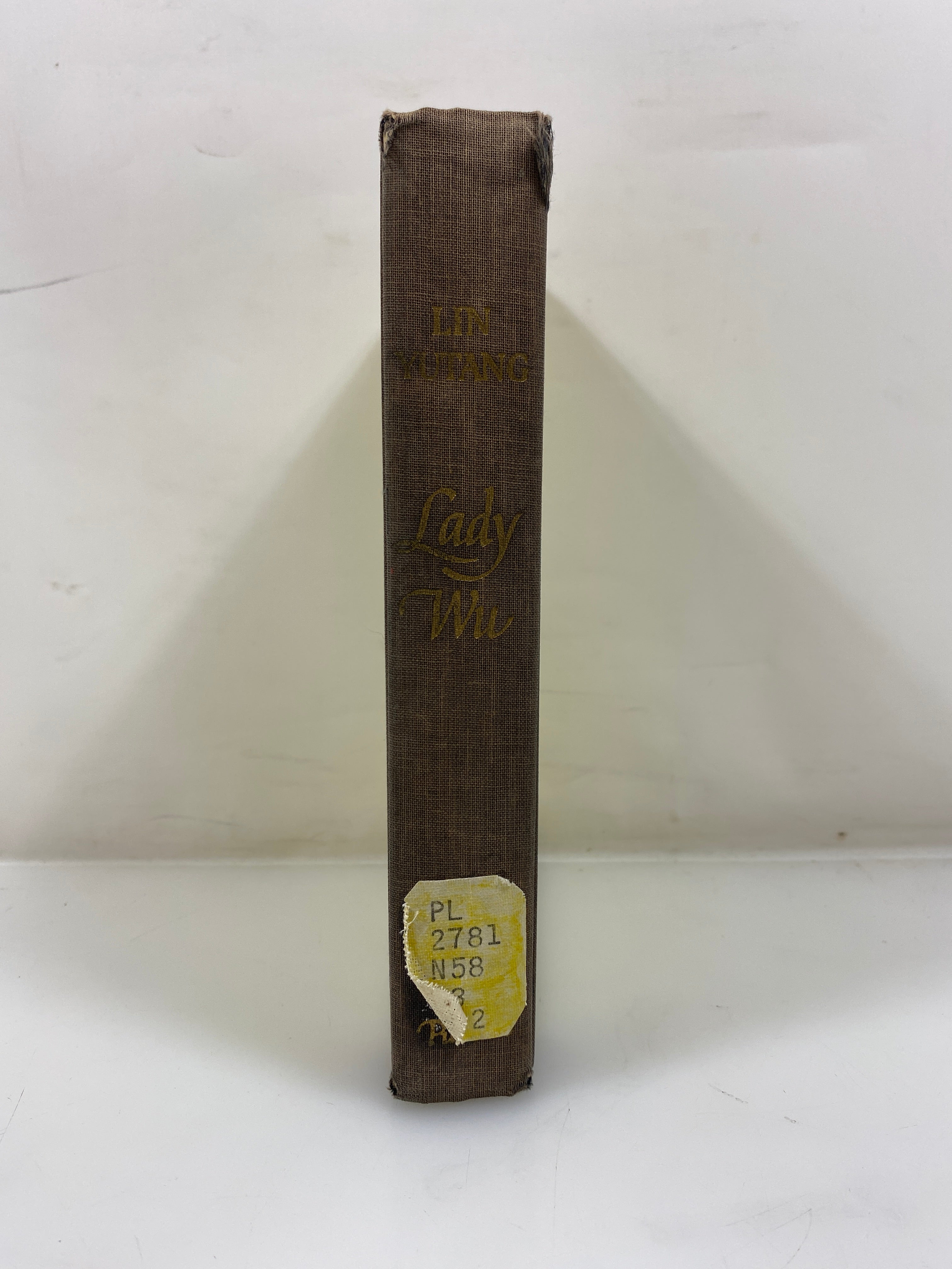 Lady Wu by Lin Yutang Ex-library 1965 HC